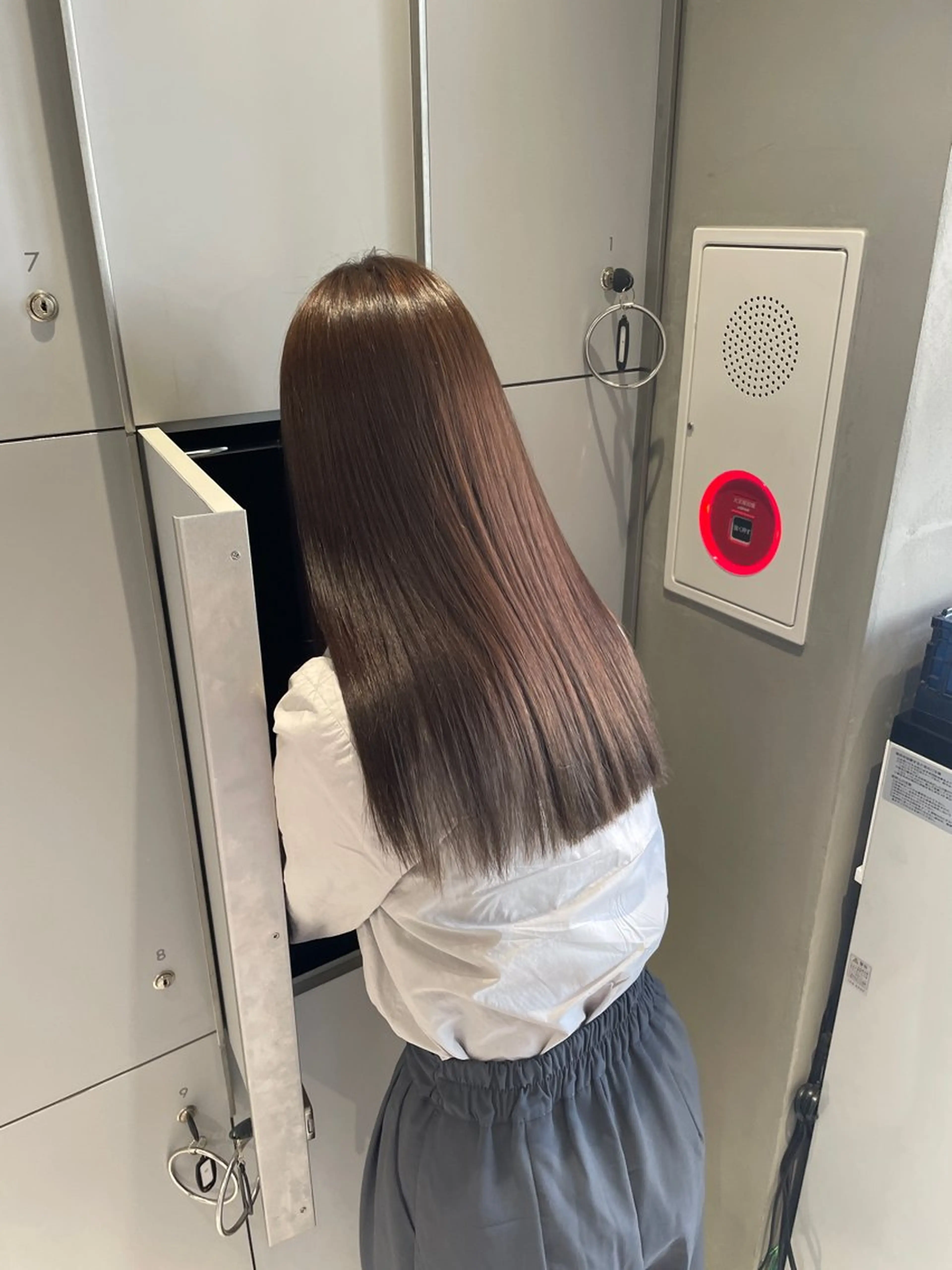 セミロング 縮毛矯正 💓ロング韓国ヘア ~Kirara💓のヘアスタイル