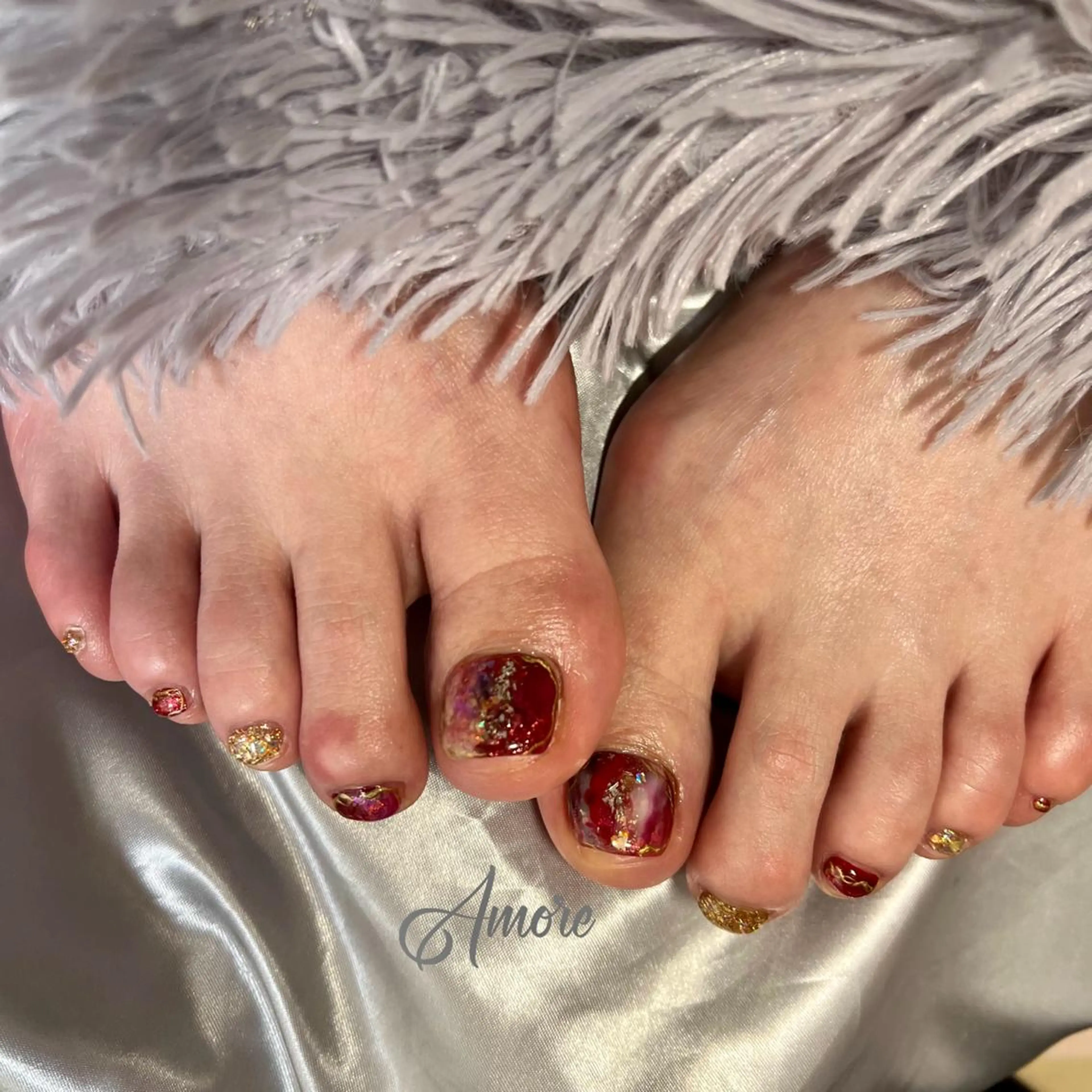 ネイル ジェルネイル 韓国ネイル ミラーネイル オフィスネイル パラジェル You kyehwaのネイルデザイン