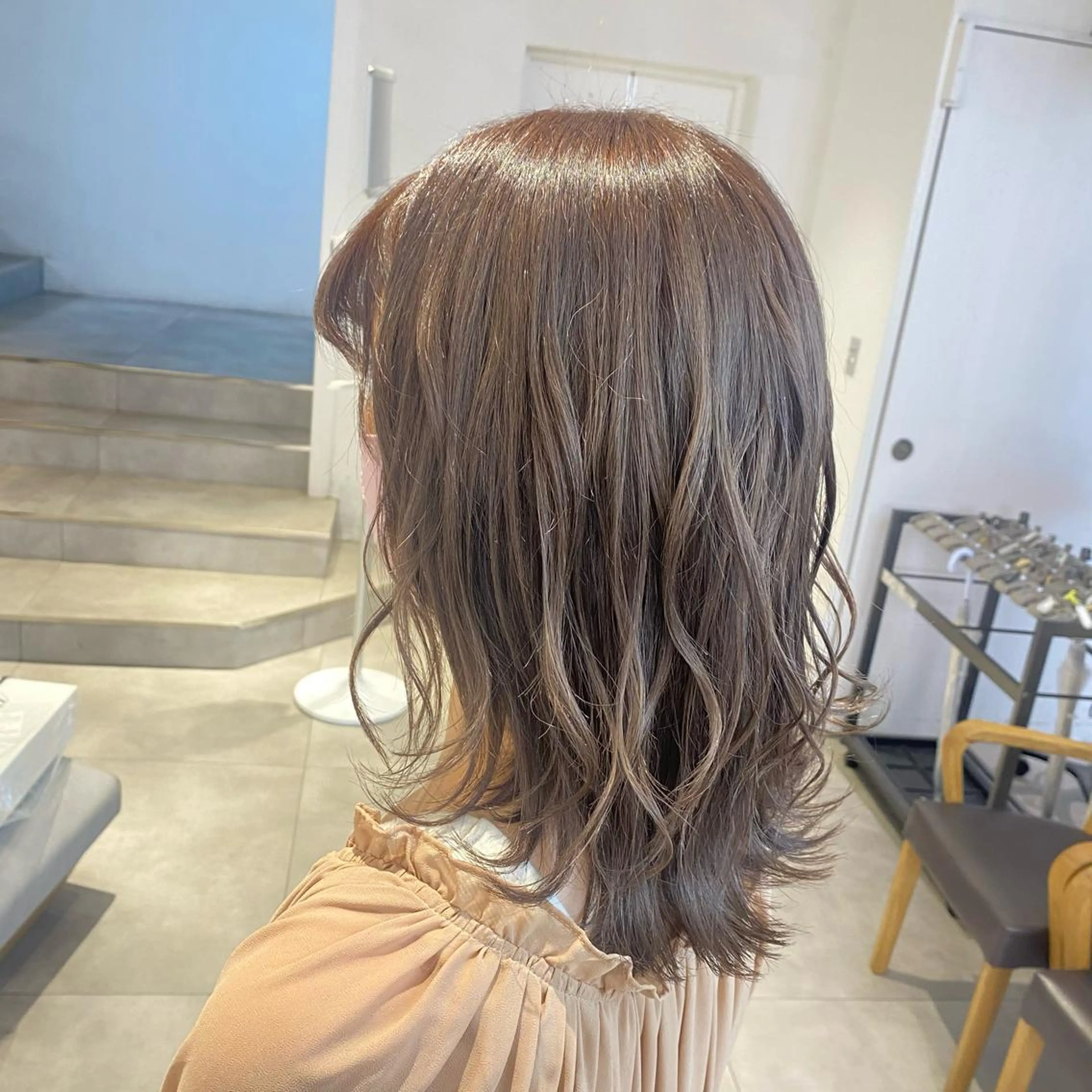 カラー 酸性ストレート・ メンズ  三原 楊子のヘアスタイル