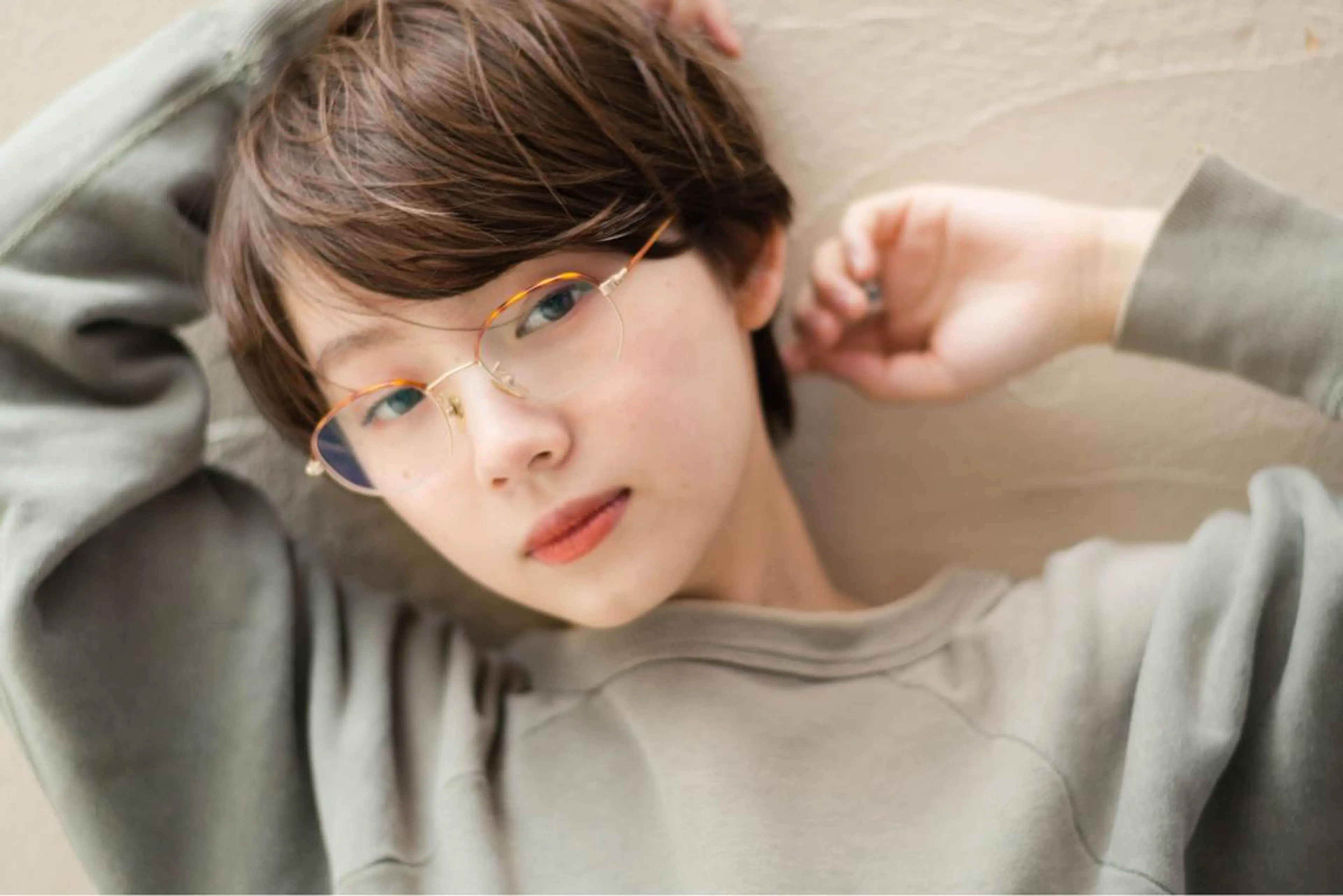 ショート カラー ショートヘア GO TODAY シェアサロン 原宿本店所属・ボブ/レイヤー/ パーマ/淀川  純のヘアスタイル