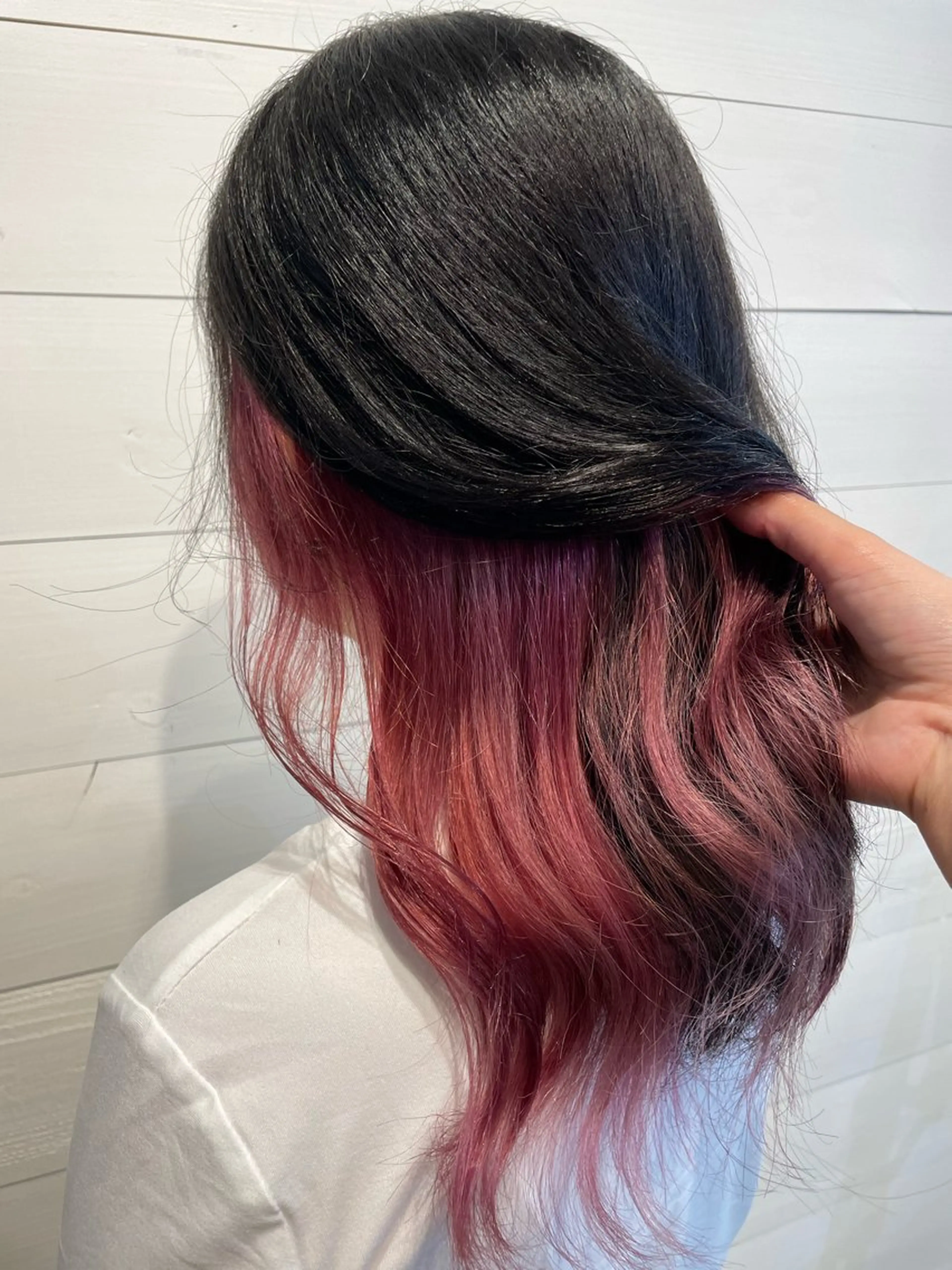 💎ケアブリーチ💎インナーorポイントケアブリーチ１回➕うる艶カラー➕レブリン酸2stepトリートメントの写真