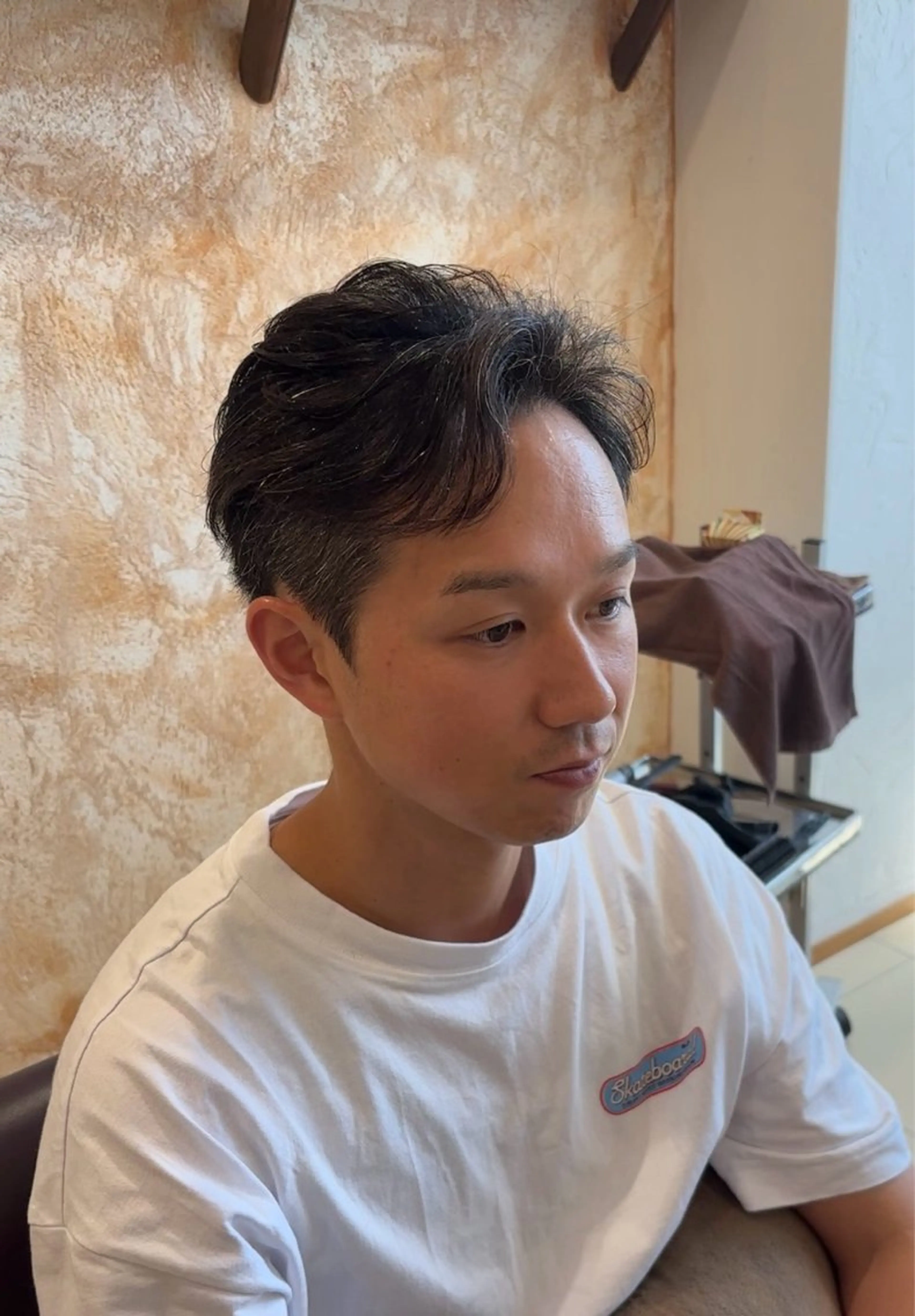 メンズ 上𦚰 慶のヘアスタイル