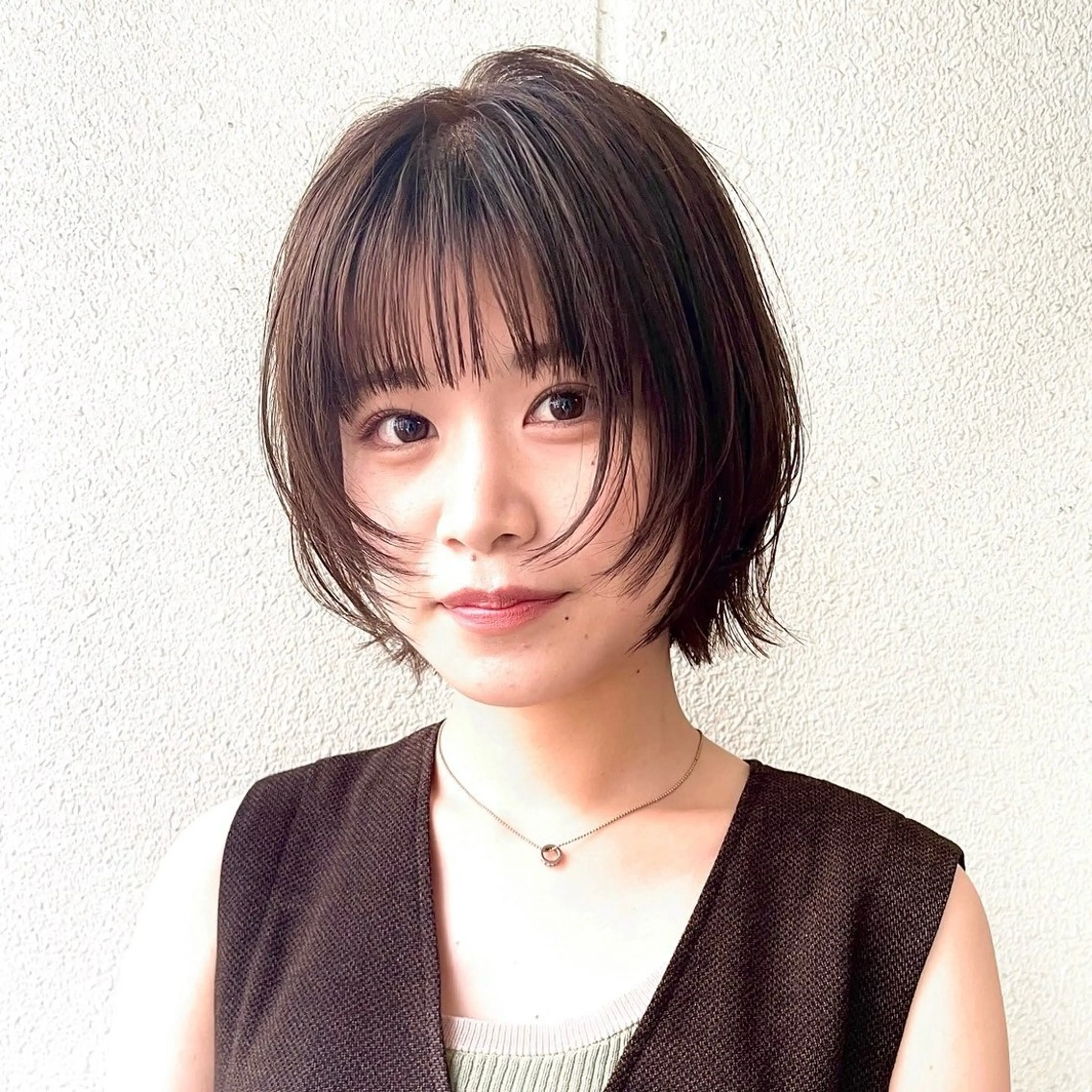 ミディアム カラー ボブレイヤー ボブ レイヤーカット カット ヘアカラー トリートメント ハイトーン/ウルフ/ レイヤー/Asukaのヘアスタイル