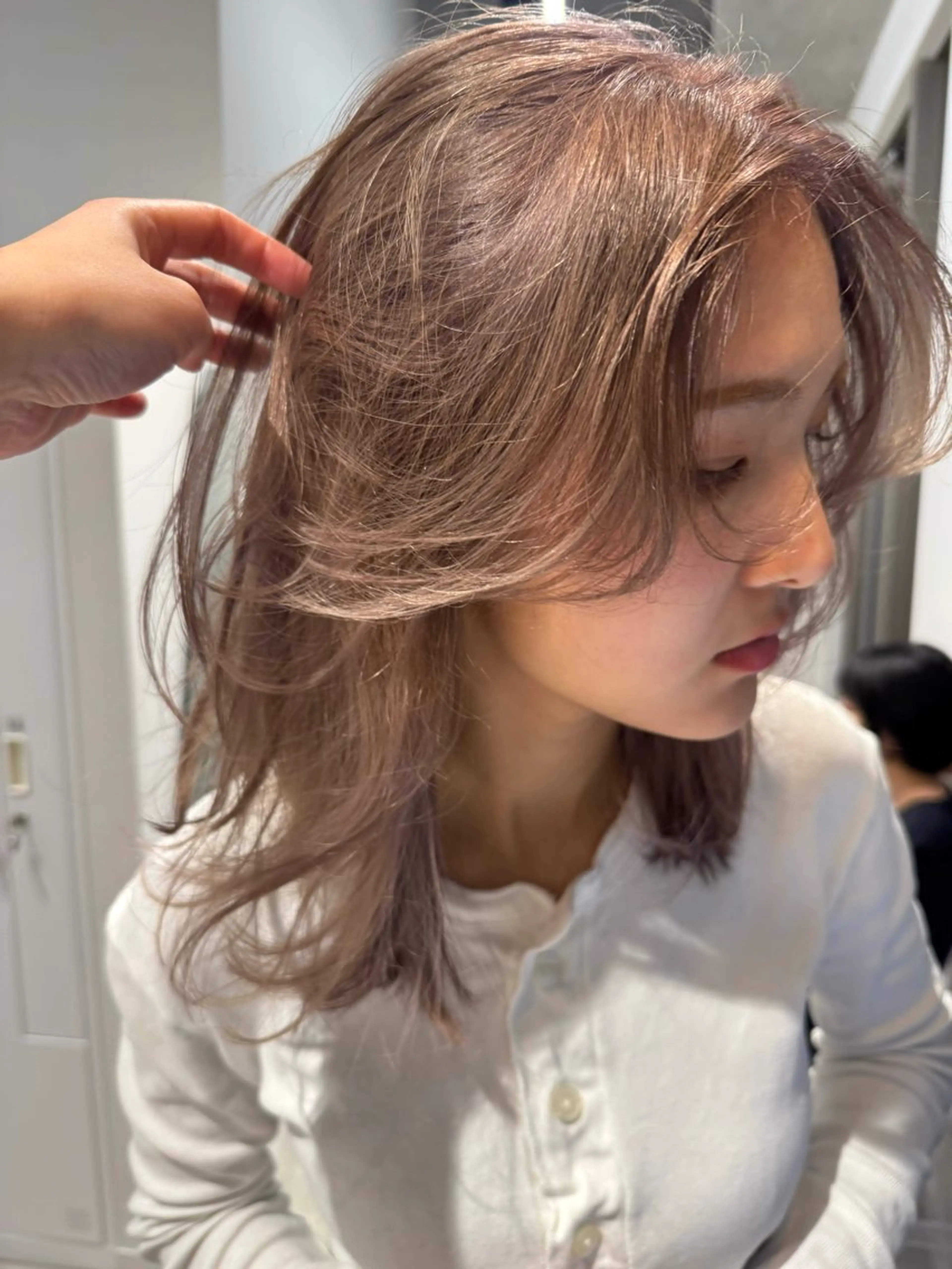 ミディアム カラー ヘアカラー misa___boo MISAのヘアスタイル