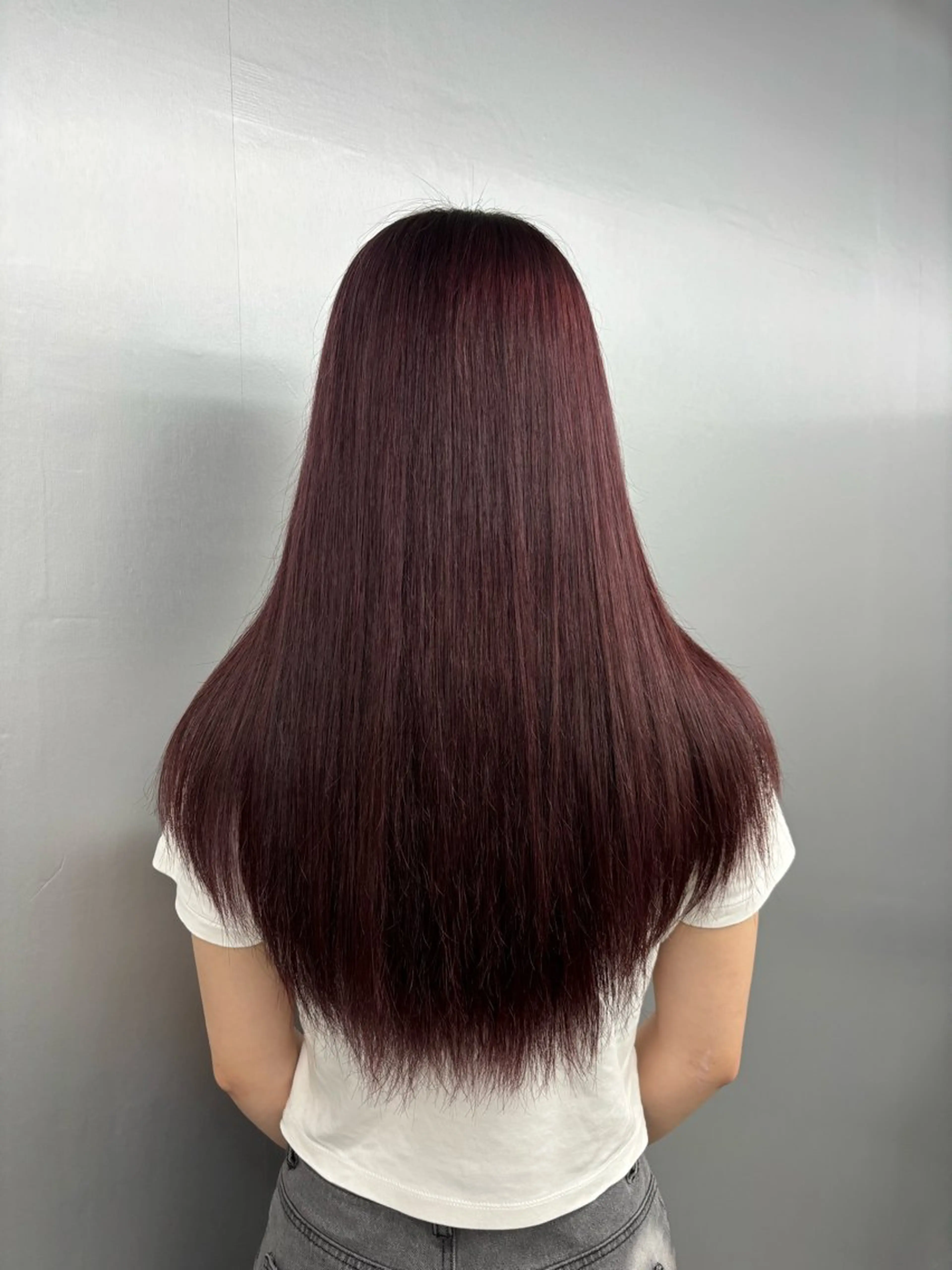 ミディアム カラー ブリーチ ブリーチなしカラー ヘアカラー トリートメント ベージュ/グレージュ 🧸あやか/表参道のヘアスタイル