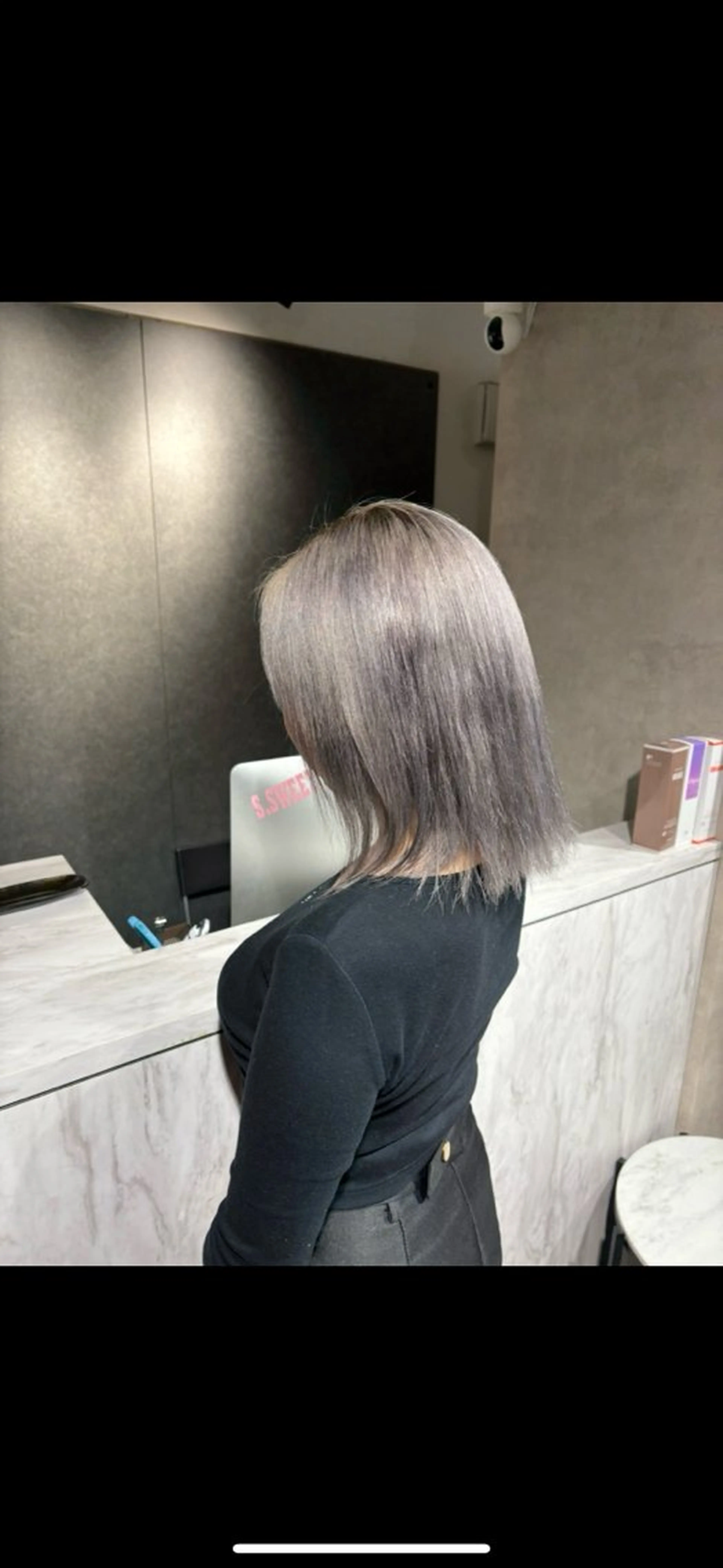 セミロング カラー ブリーチ ケアブリーチ 透明感カラー ハイトーンカラー トリートメント ヘアカラー Seleneコウキ ブリーチ/ハイトーンのヘアスタイル