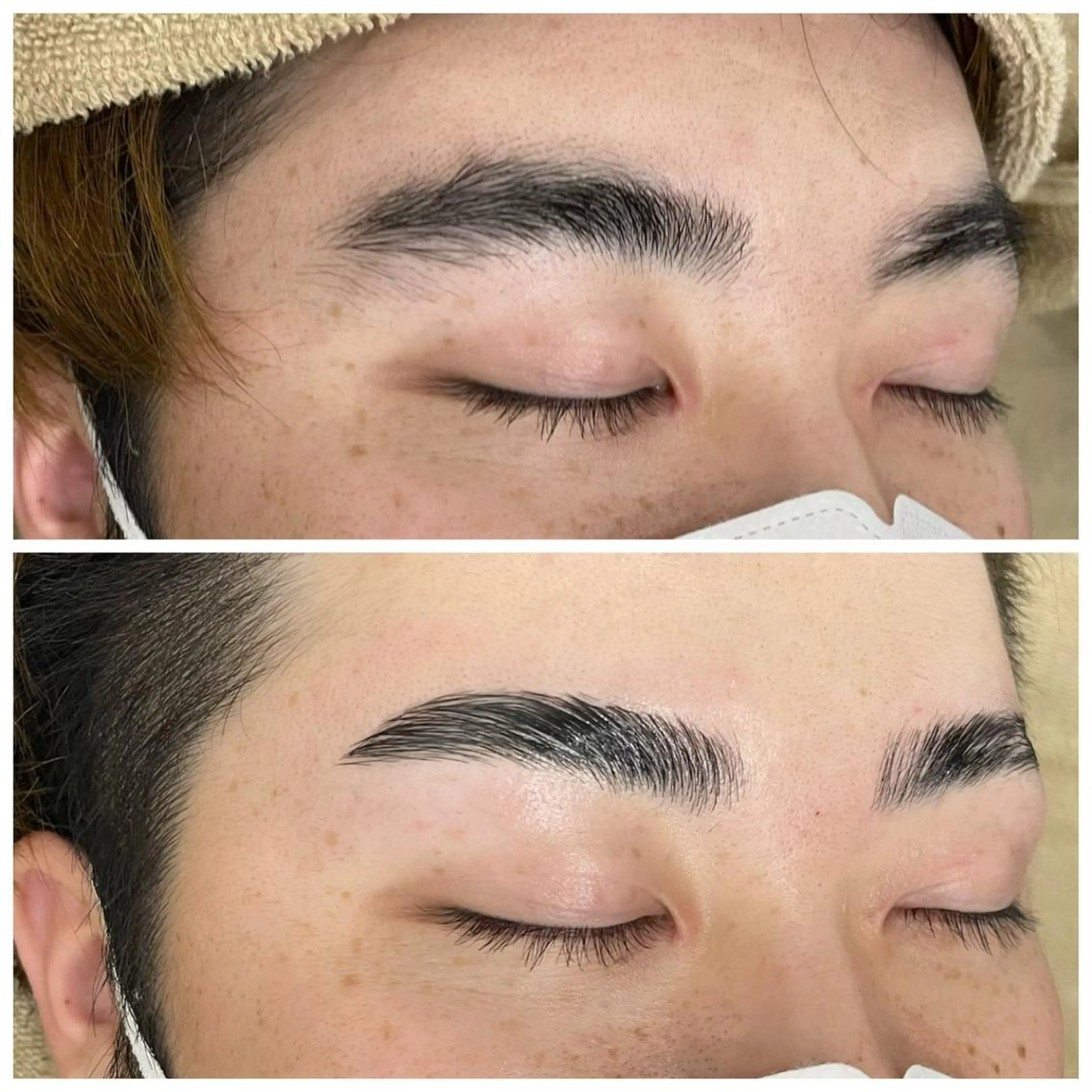 メンズ アイブロウ MMM研究所名駅店 長岡のマツエク・マツパデザイン