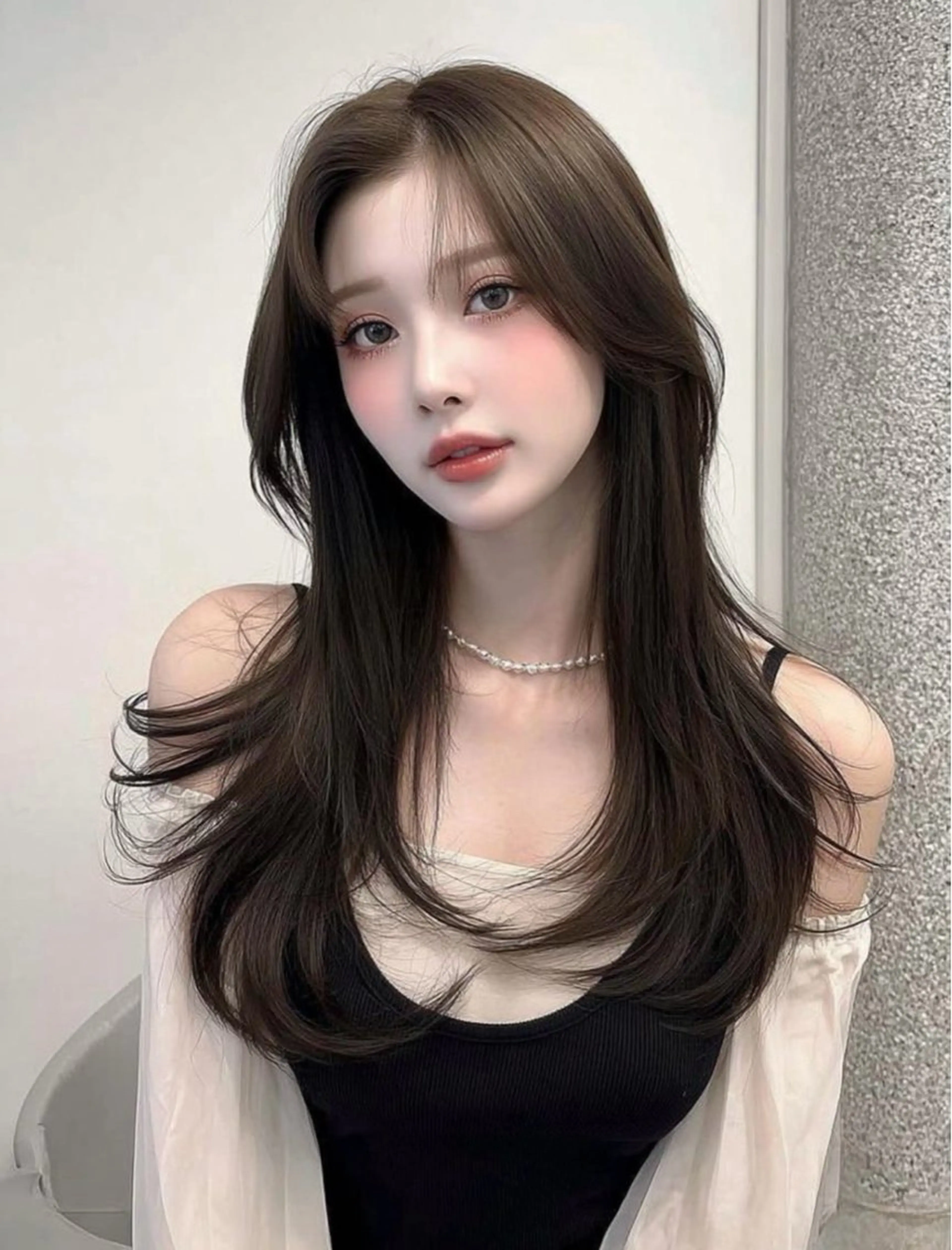 ロング 髪質改善 林 朱里のヘアスタイル