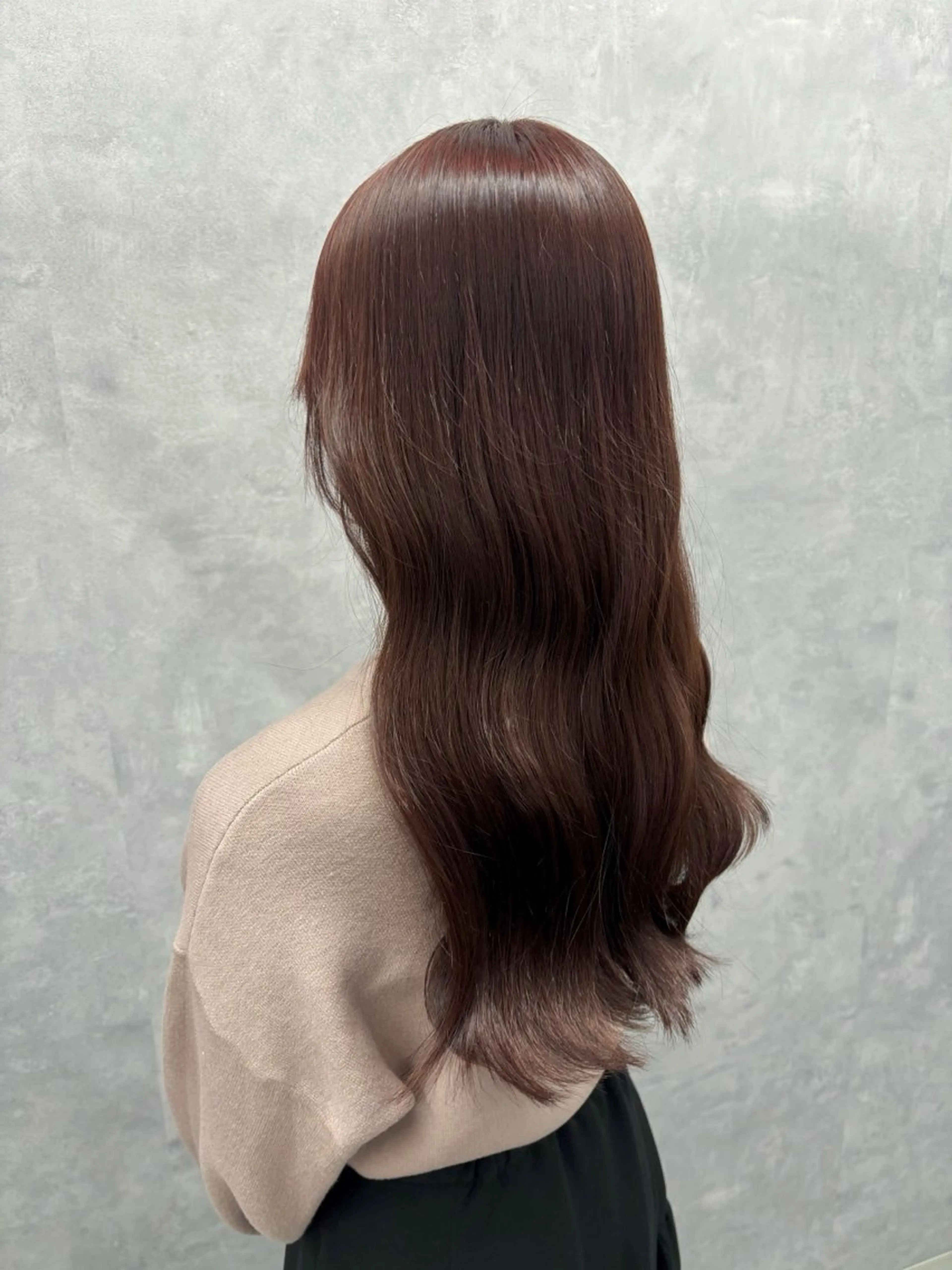 ♠︎ダブルケアカラー「ブリーチなし」♠︎＋髪質改善トリートメント＋【カット込み】の写真