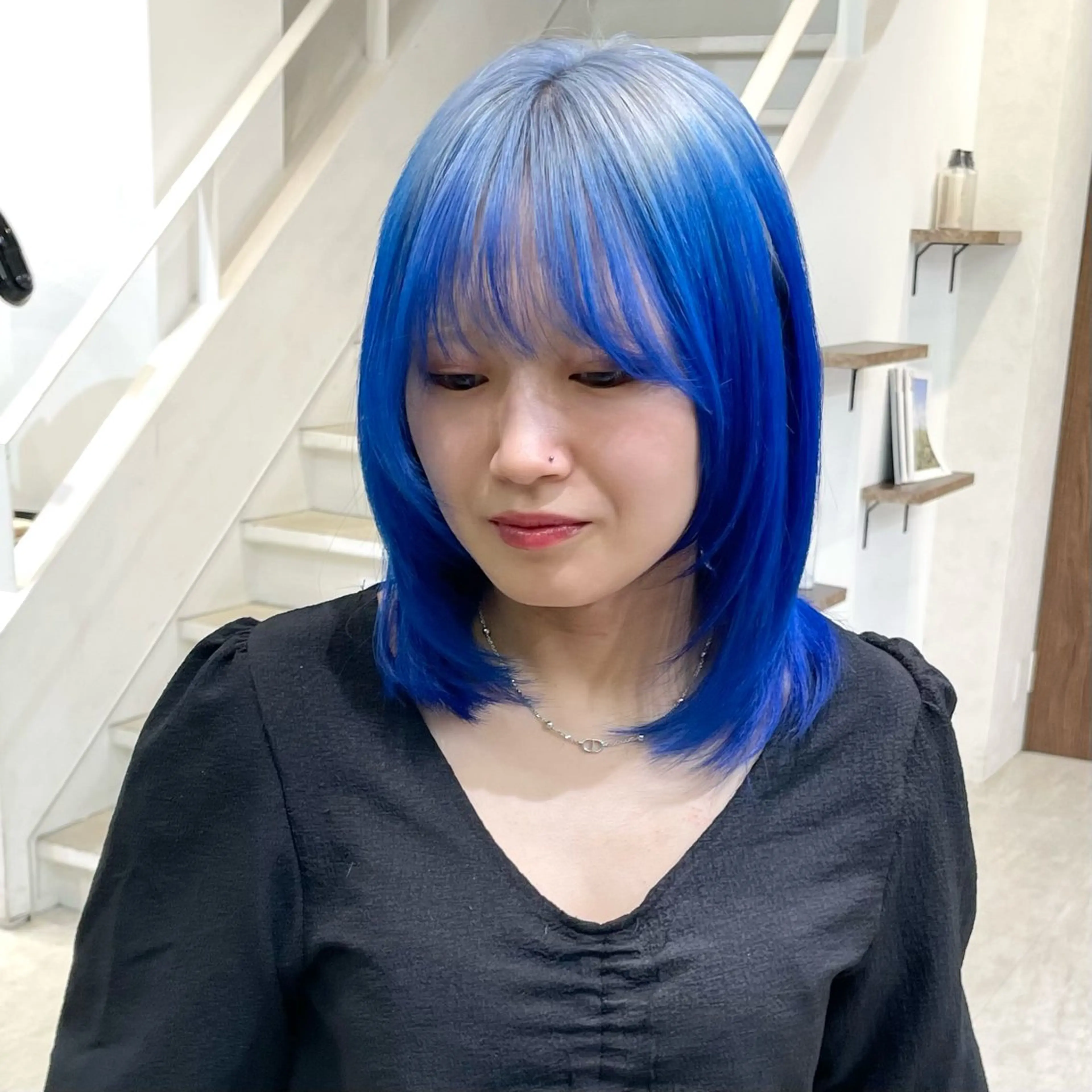 カラー 🎀韓国ボブ/ハイト ーン/まりん🎀のヘアスタイル