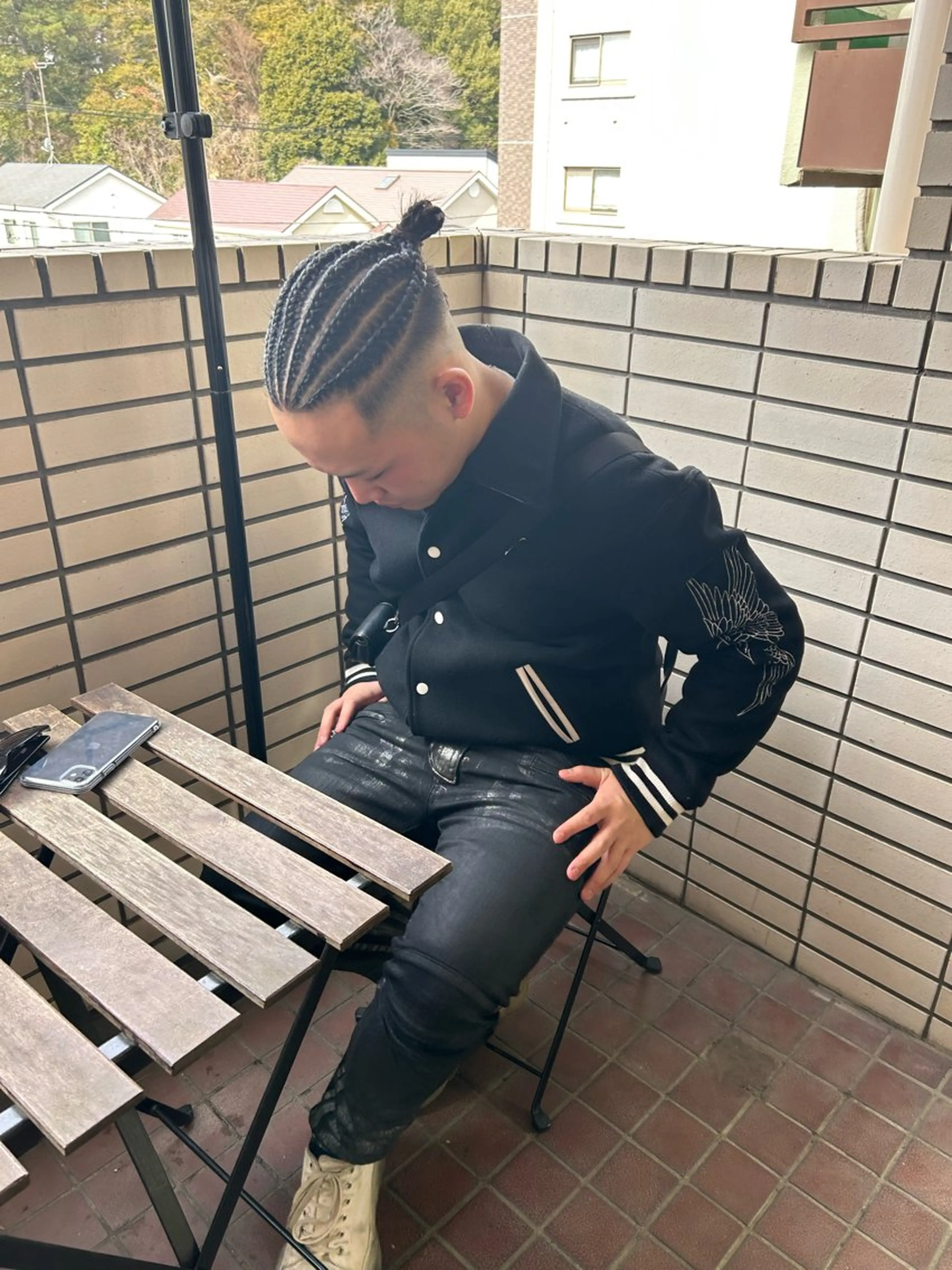 メンズ ヘアセット 艶カラー/レイヤー /メンズ/マツエクのヘアスタイル