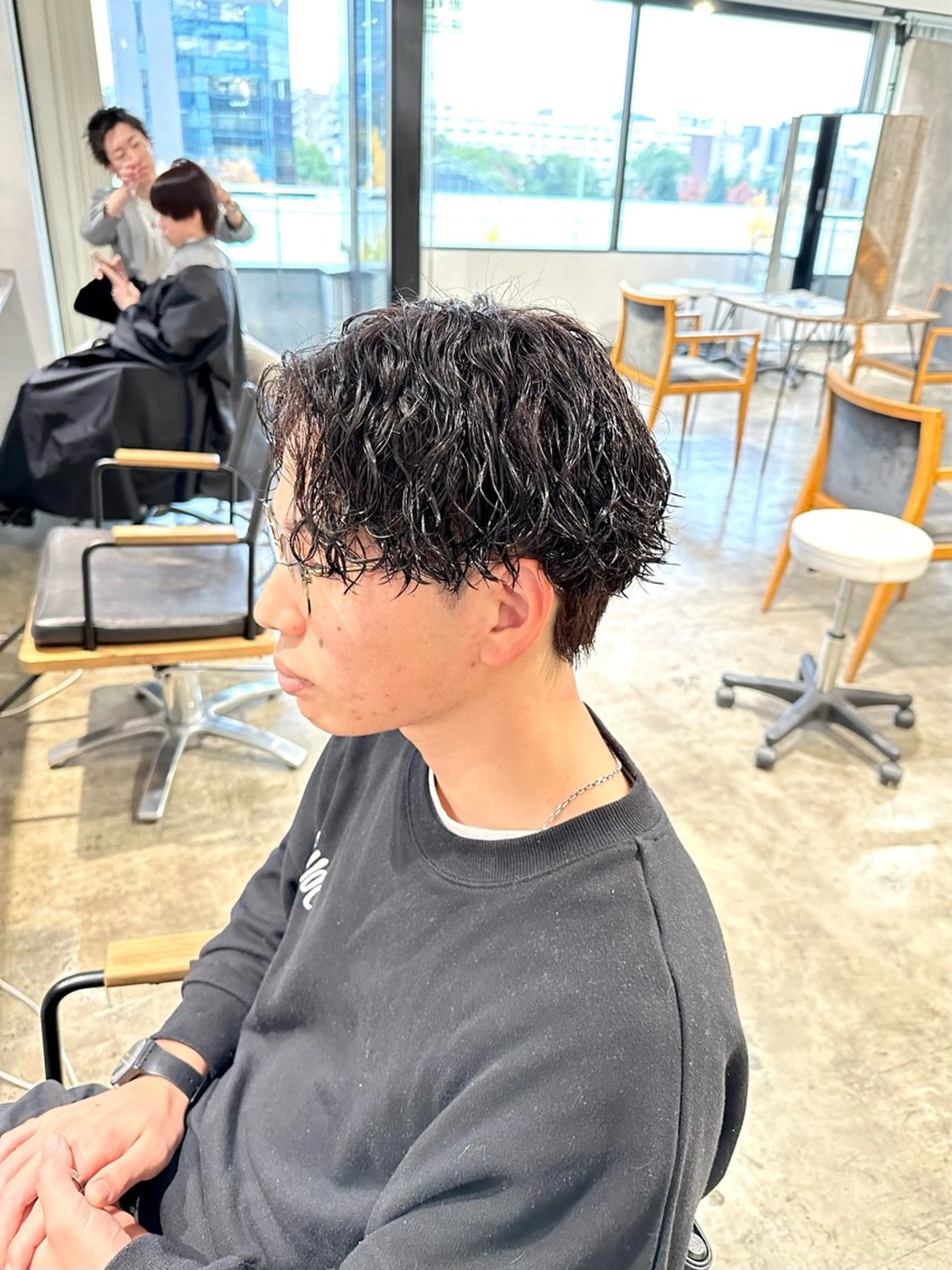 メンズ マッシュ メンズパーマ メンズツイストパーマ ツイストパーマ カット ヘアカラー パーマ トリートメント 骨格補正施術/メンズ 専門美容師/YUYAのヘアスタイル
