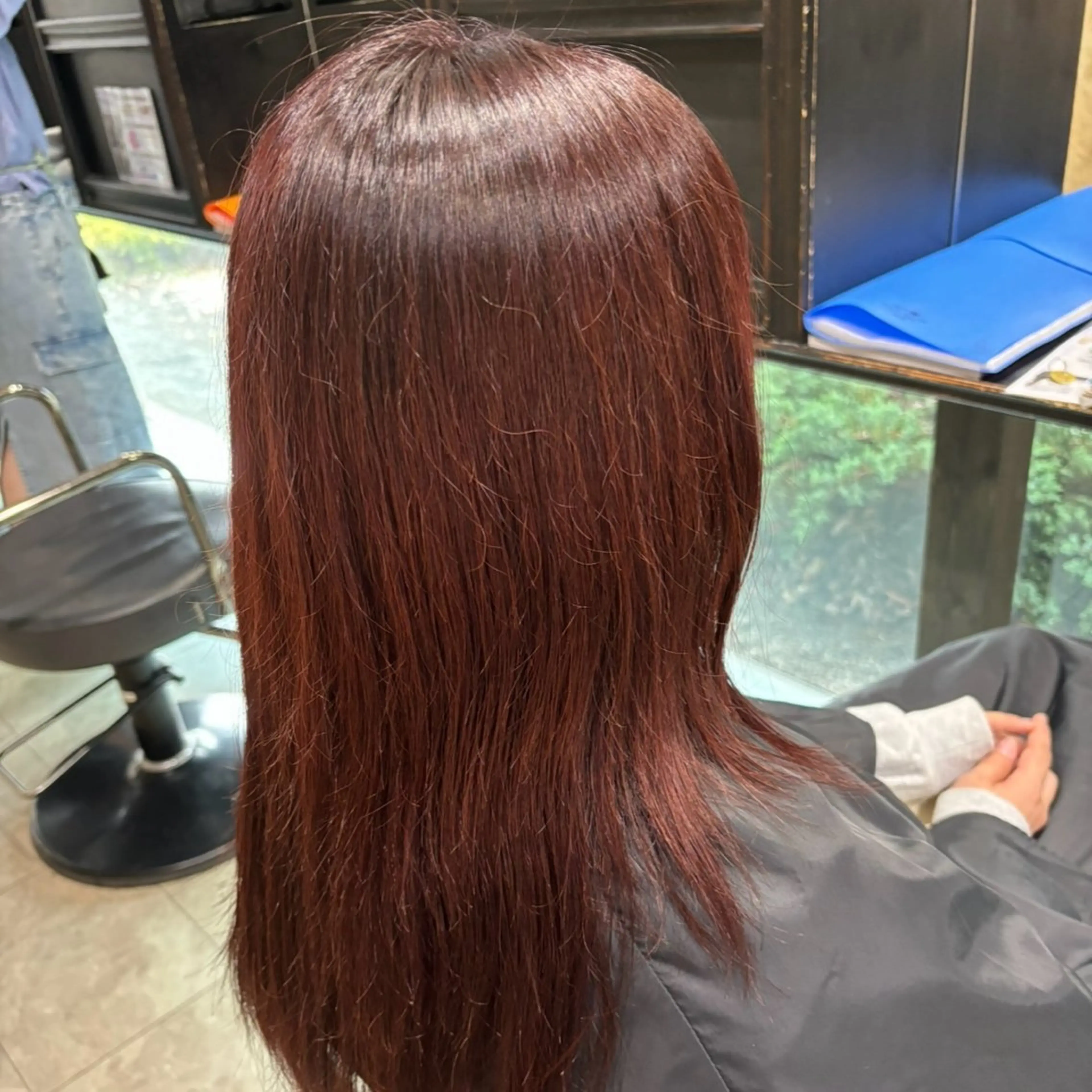 セミロング カラー 中嶋心渚⌇透明感 カラー️🩵🎀‪のヘアスタイル