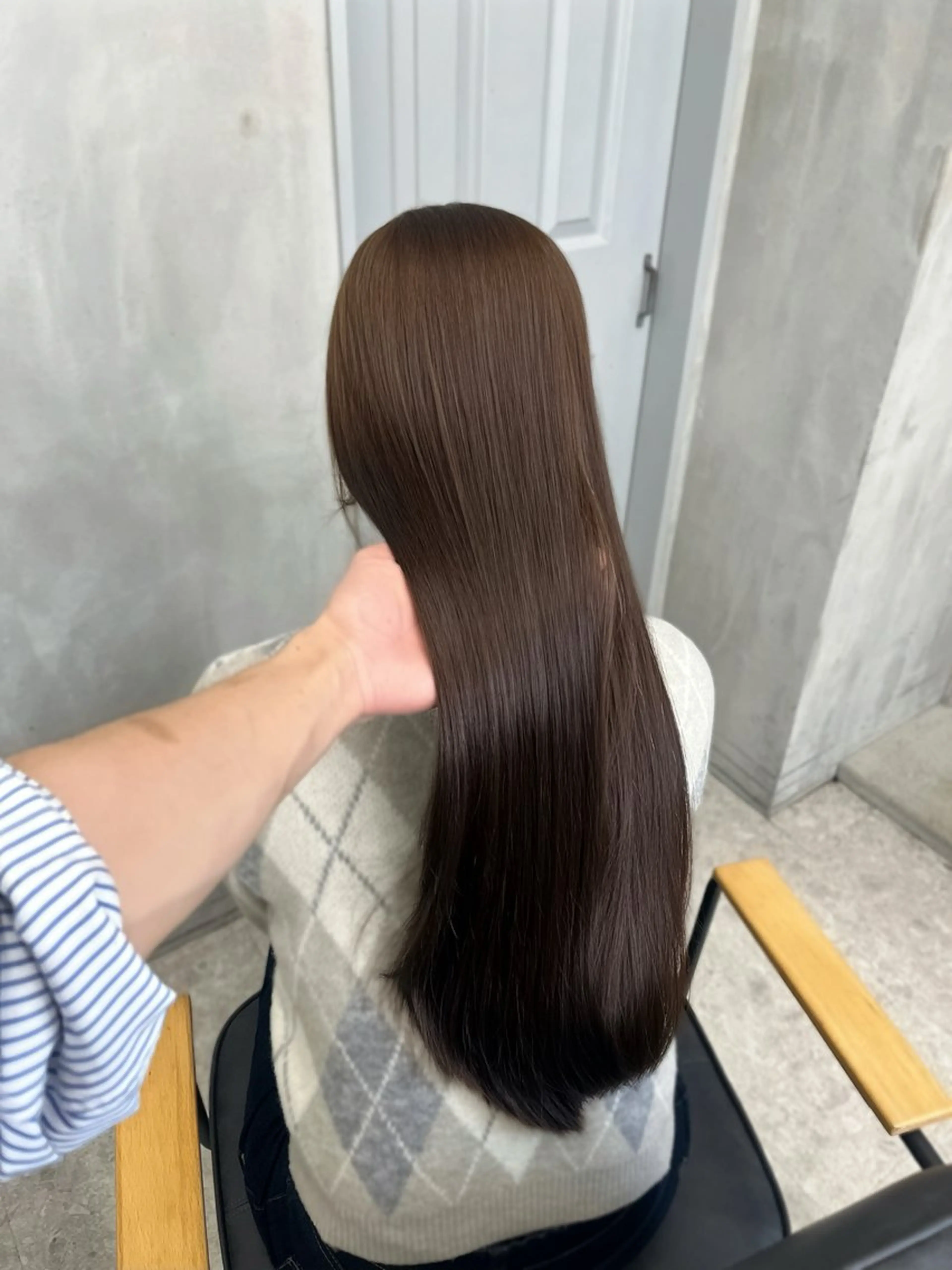 ロング 新宿📍韓国ヘア 🇰🇷透明感カラーのヘアスタイル