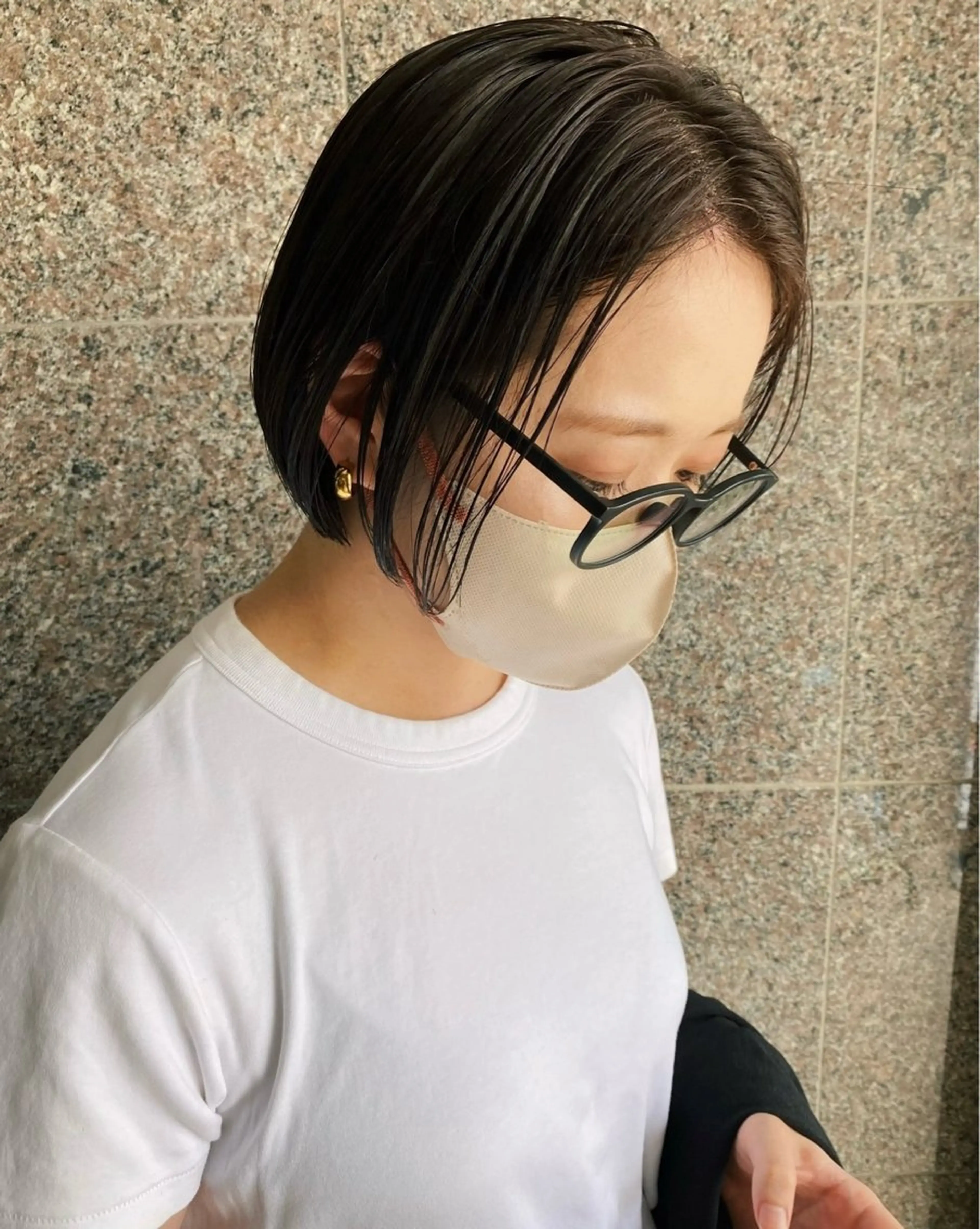 ショート カラー カット ヘアカラー トリートメント 足立 武巳(金山Ciel)のヘアスタイル