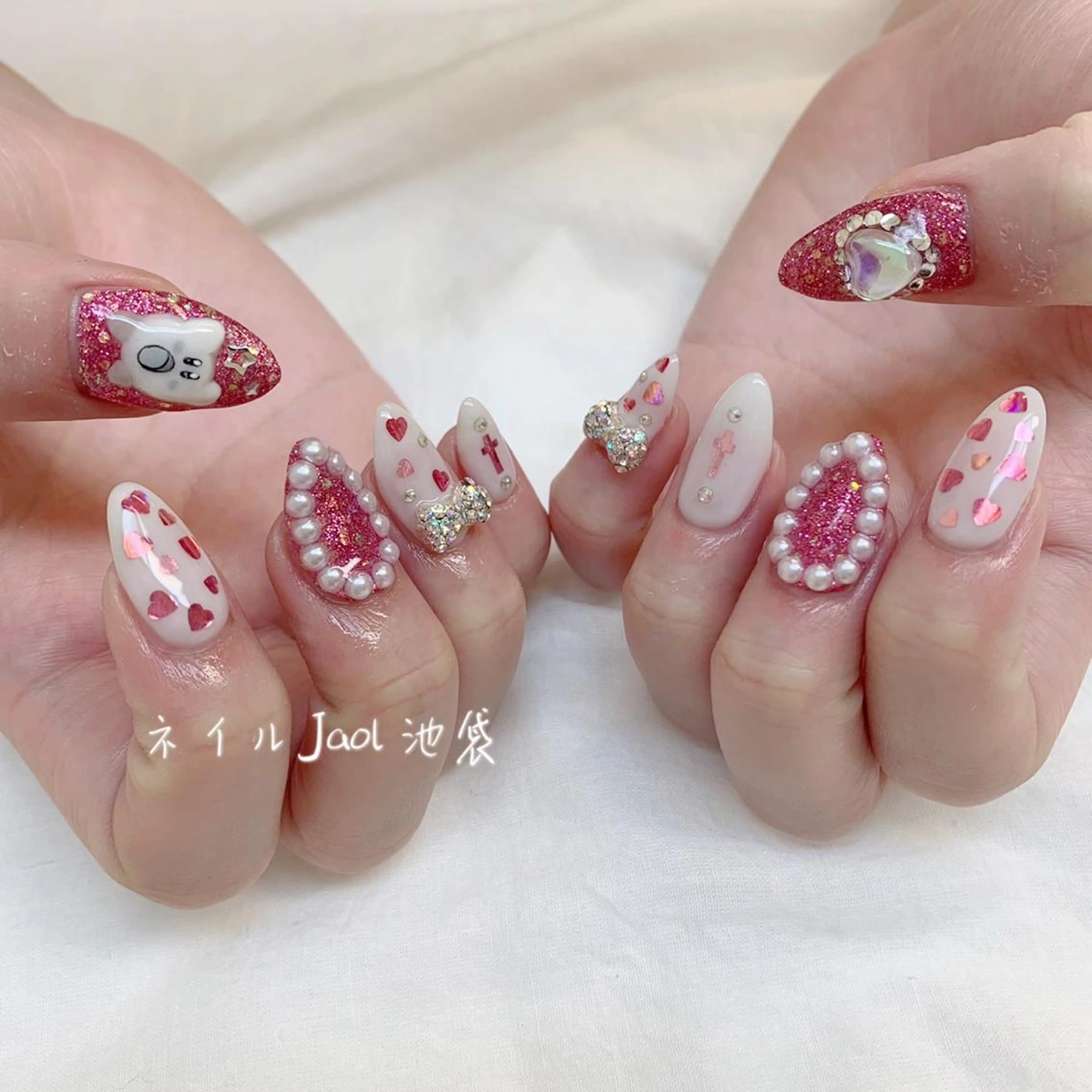 セミロング nail jaol池袋店所属・ネイルJaol 池袋のネイルデザイン