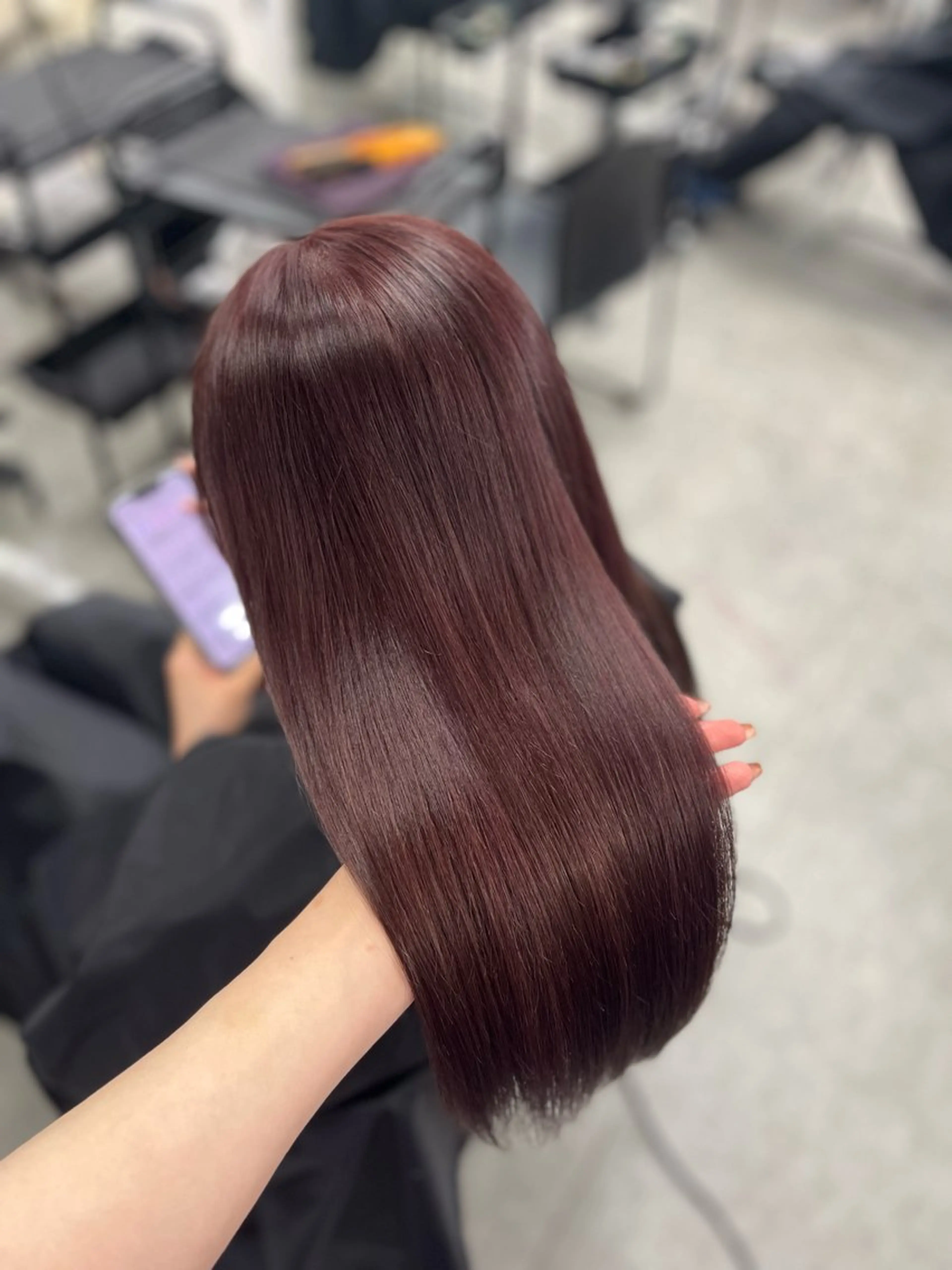 カラー ベージュ・ラベンダー カラー🎀りりのヘアスタイル