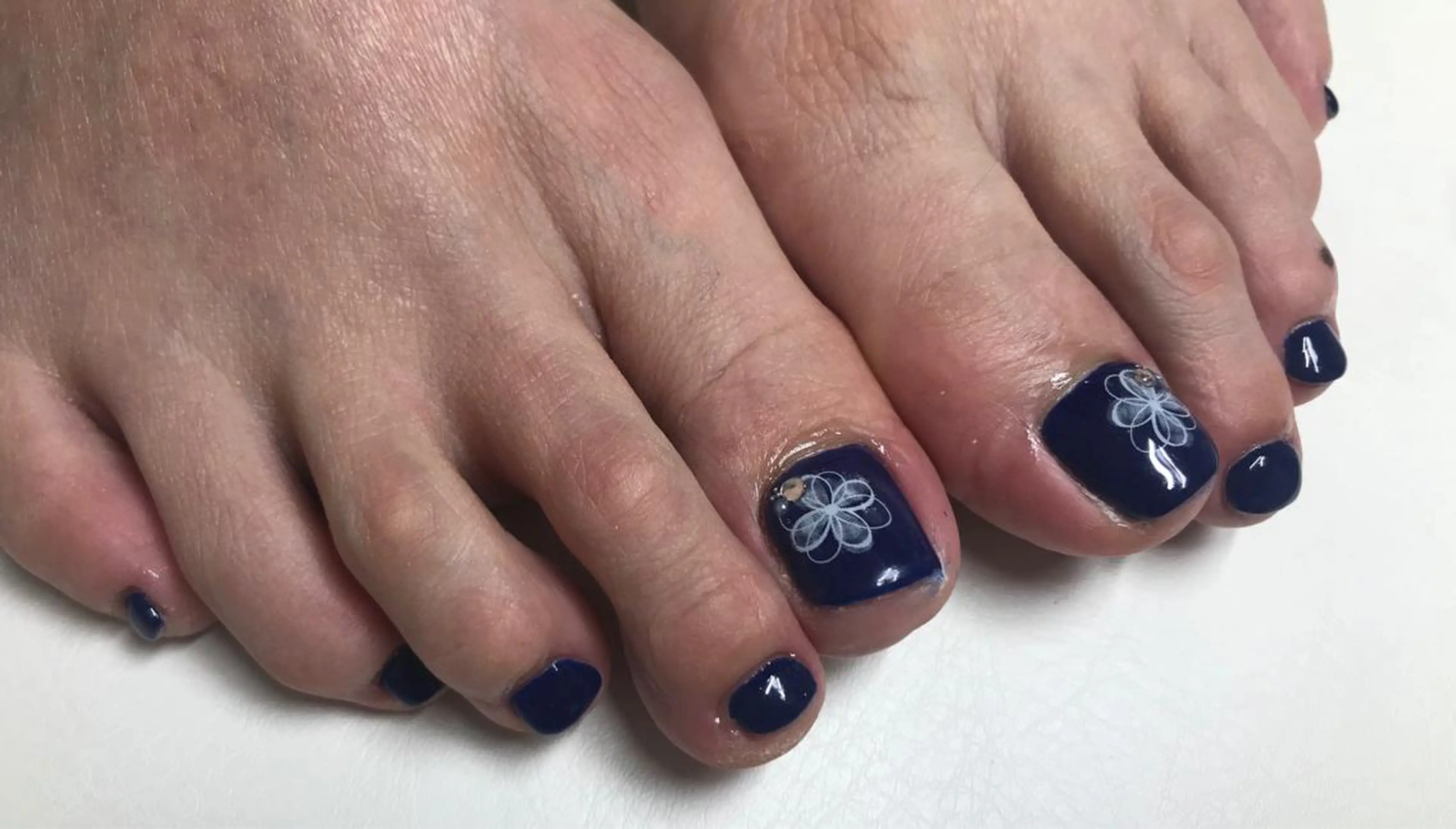 ネイル フットネイル Mana‪ ‪·͜· ❤︎‬のネイルデザイン