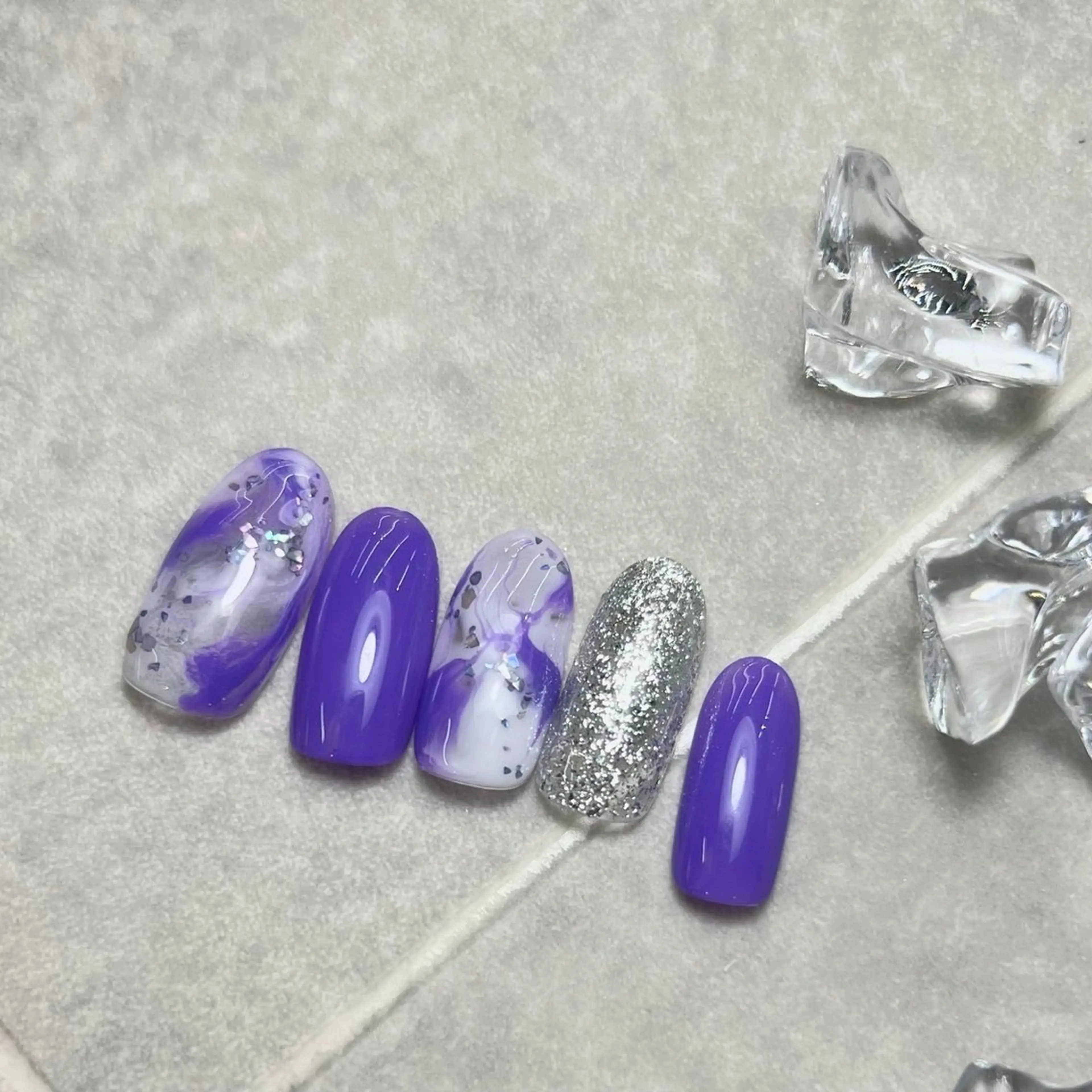 ネイル ⭐︎休業中の練習⭐︎ JNA認定講師髙橋のネイルデザイン