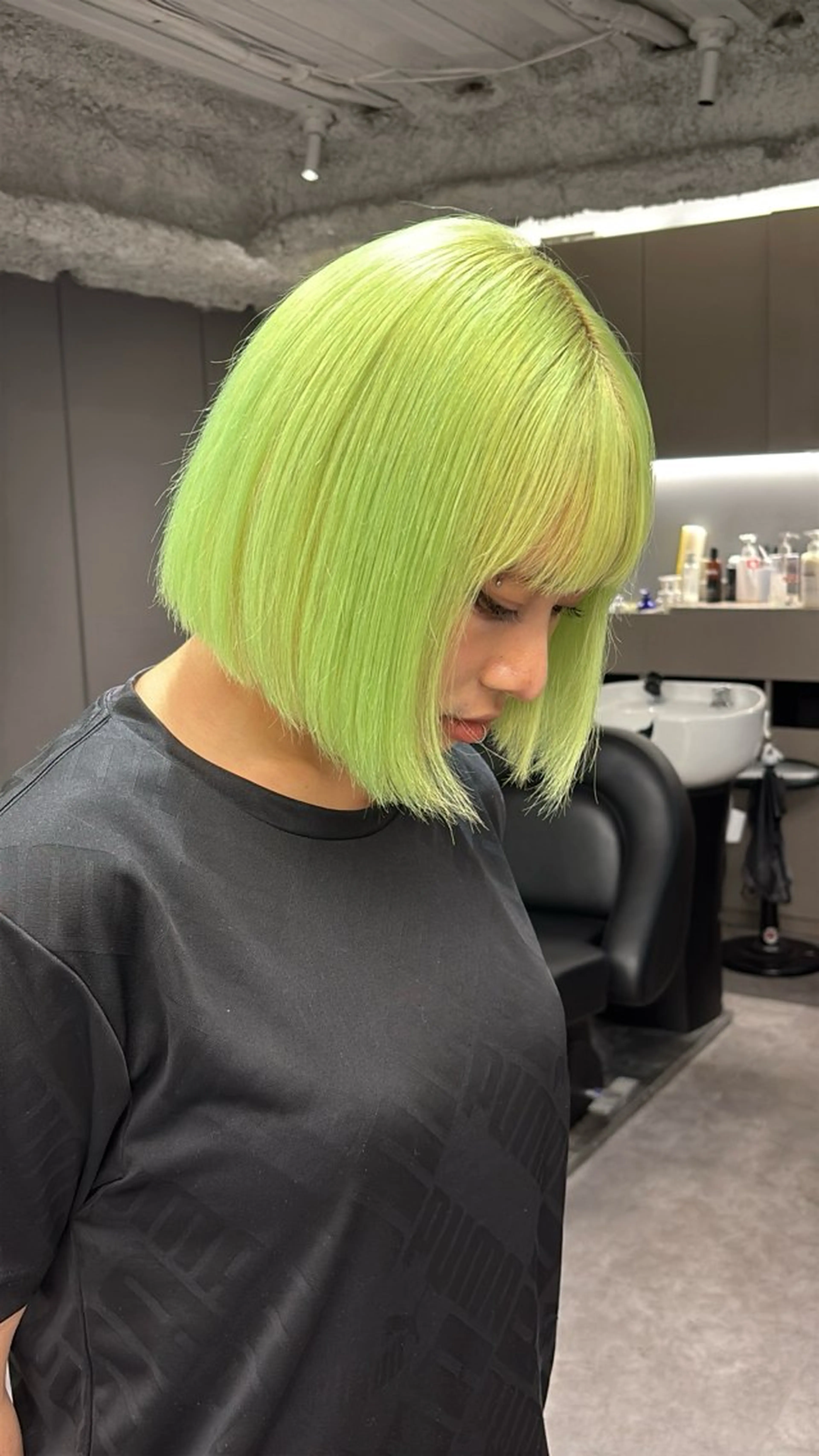 ミディアム カラー ブリーチ ケアブリーチ ハイトーンカラー 髪質改善 トリートメント ヘアカラー トリートメント 名古屋／デザイン／ ブリーチ/松井亮磨のヘアスタイル