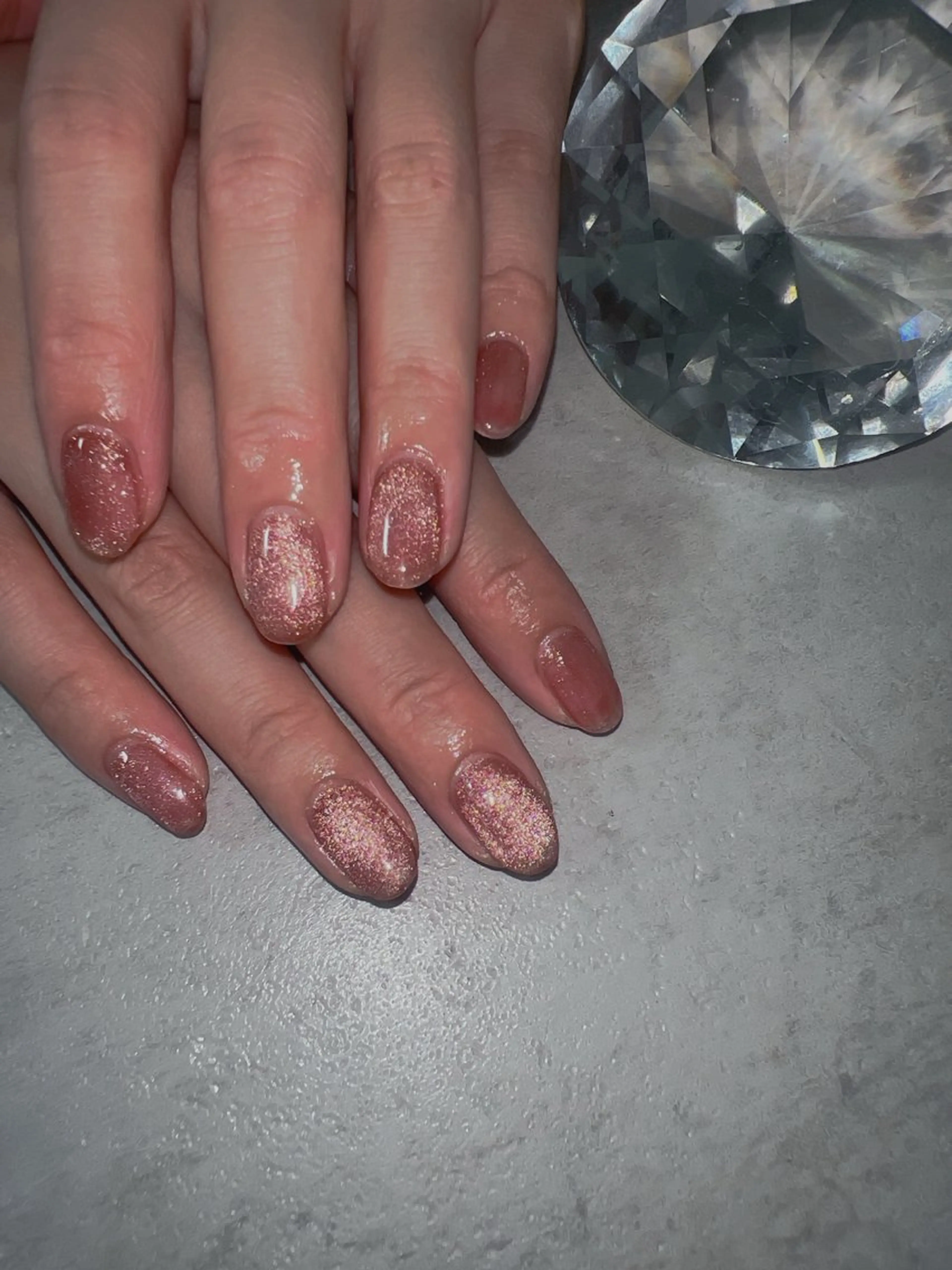 ワンカラーorラメグラ🩶オフなしの写真