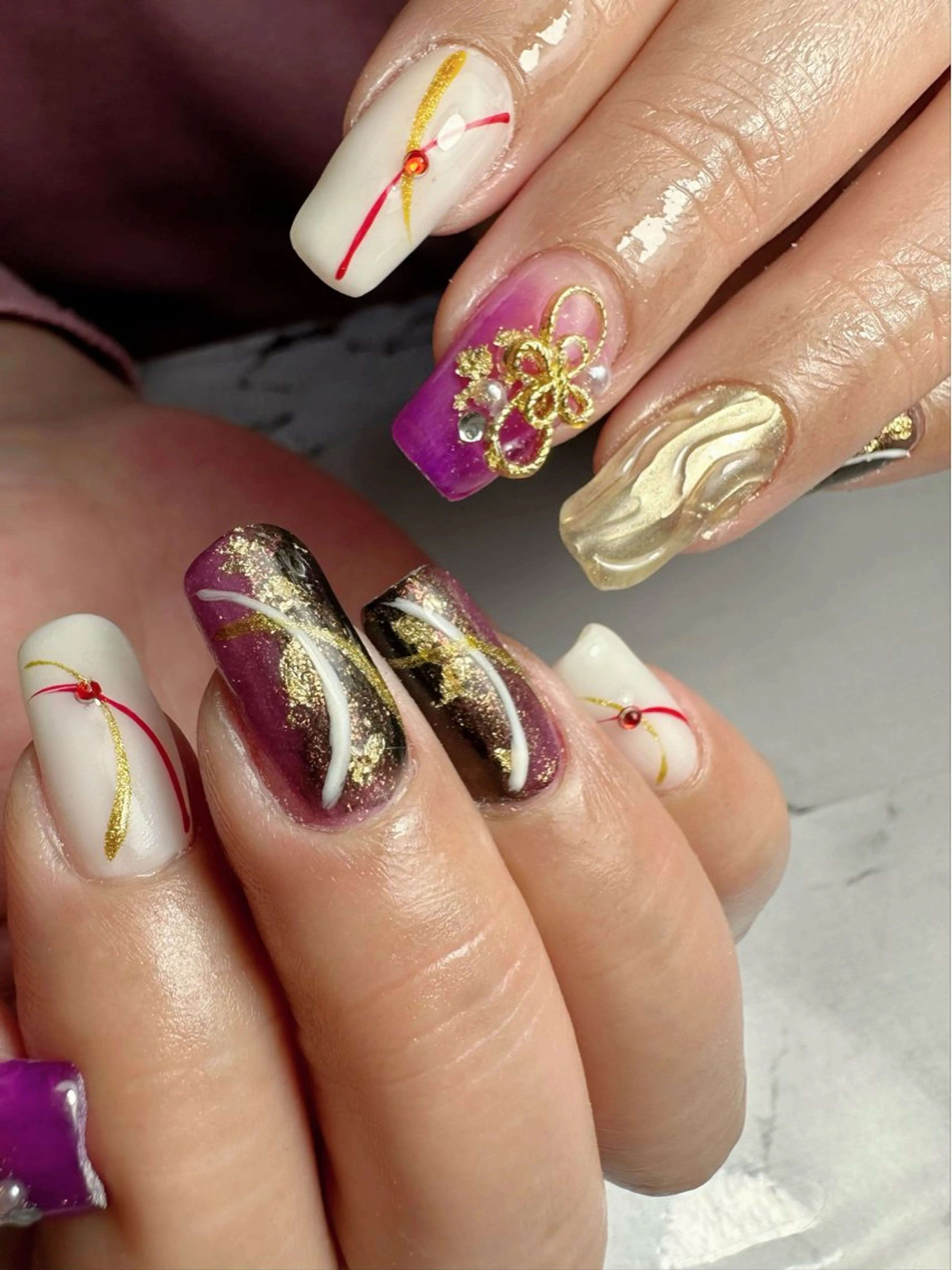 ネイル 新山 聖のネイルデザイン