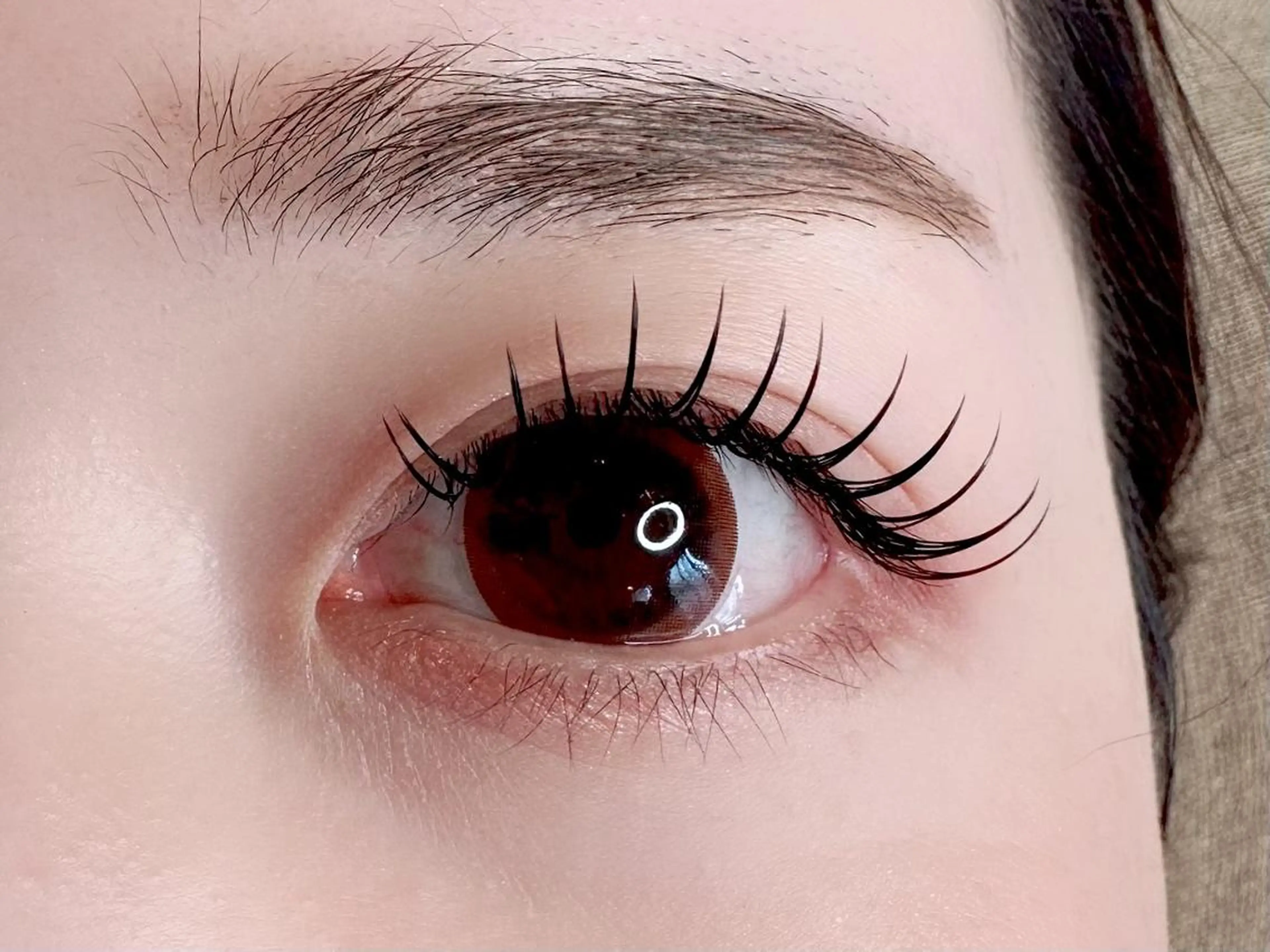 フラットラッシュ１４０本【国産グルー使用🍒コーティング付き】の写真