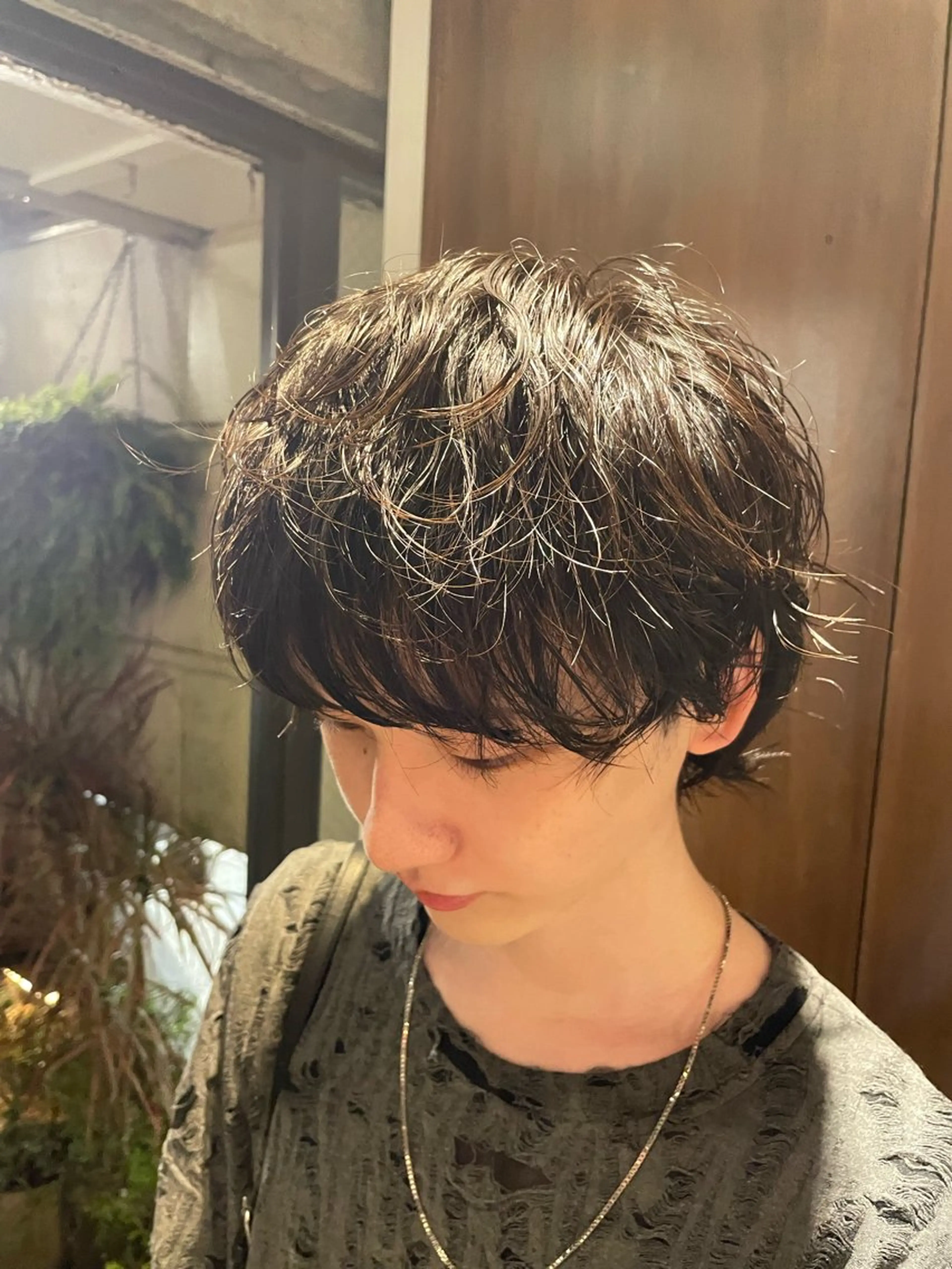 ショート パーマ スパイラルパーマ 【お洒落パーマ】 Elme　肥塚康汰郎のヘアスタイル