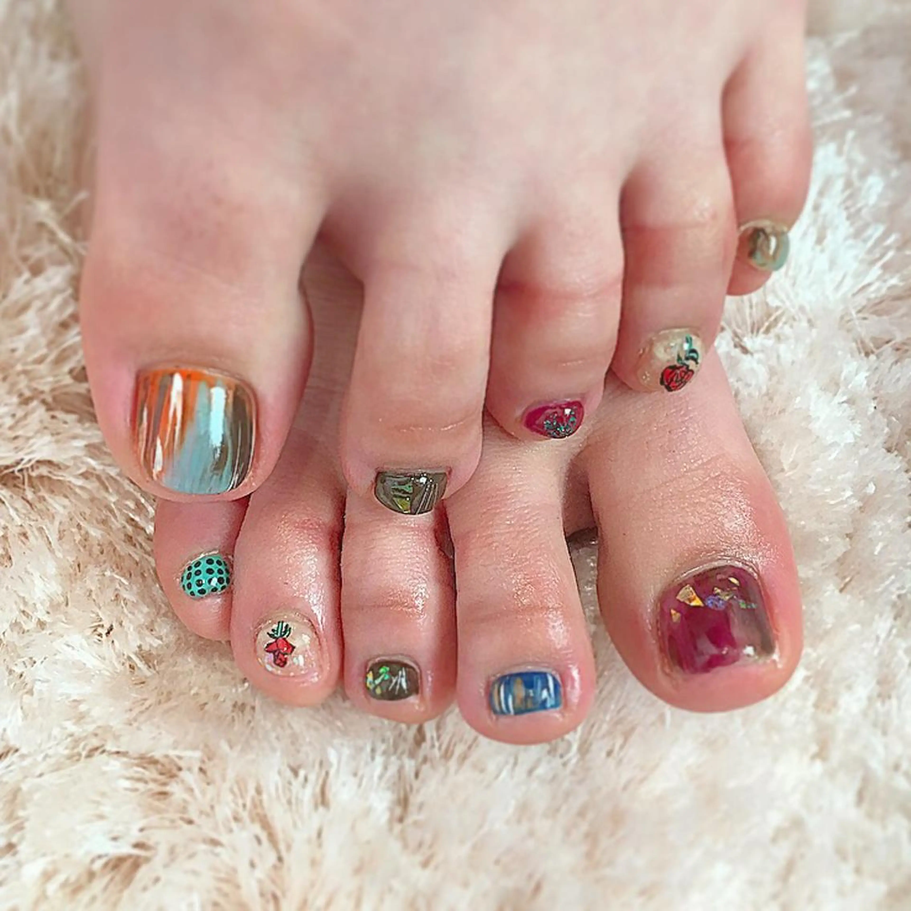 ネイル フットネイル magical nailのネイルデザイン