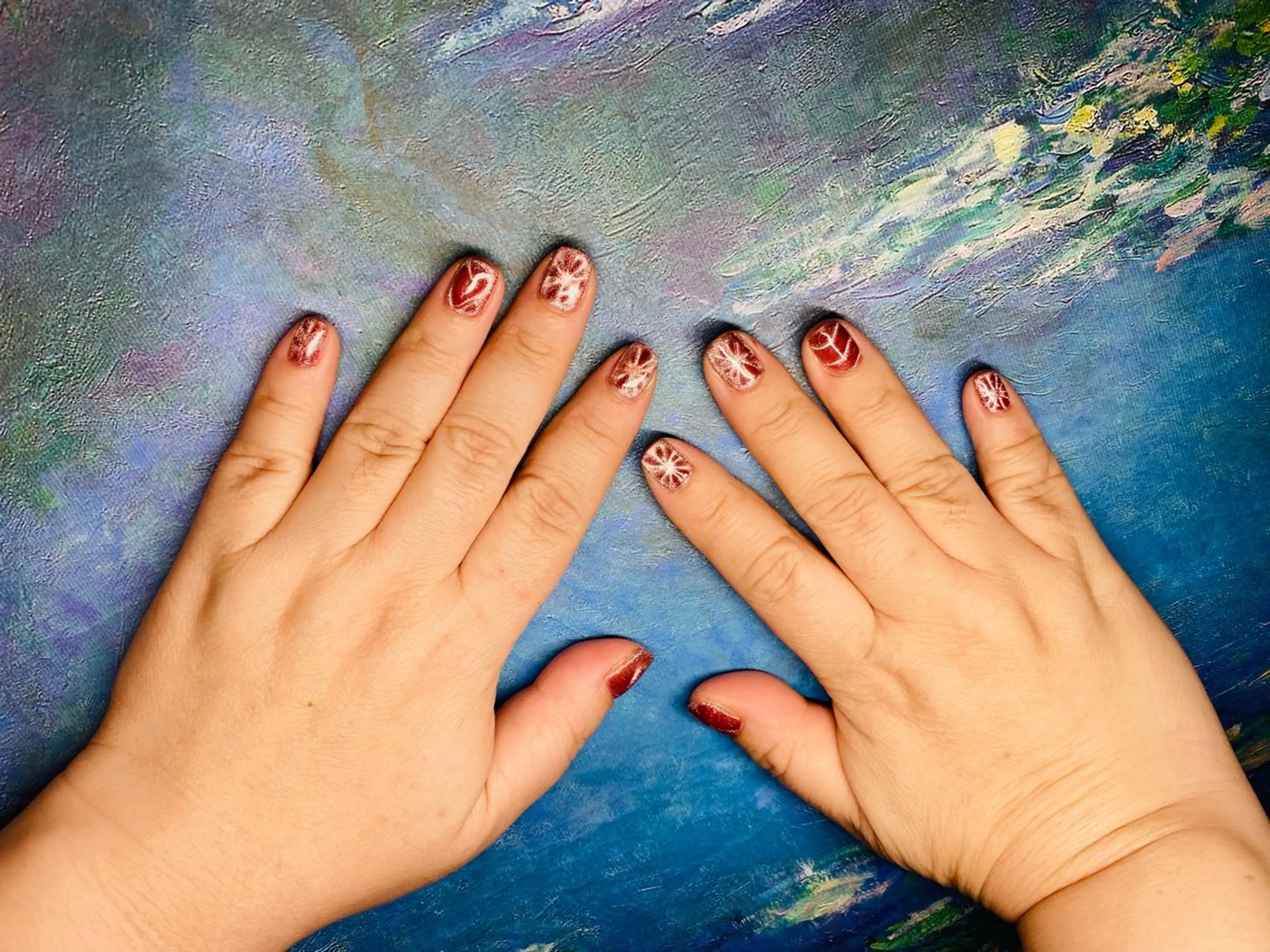 ネイル マグネットネイル ハンドネイル Chandra nail&tarotのネイルデザイン