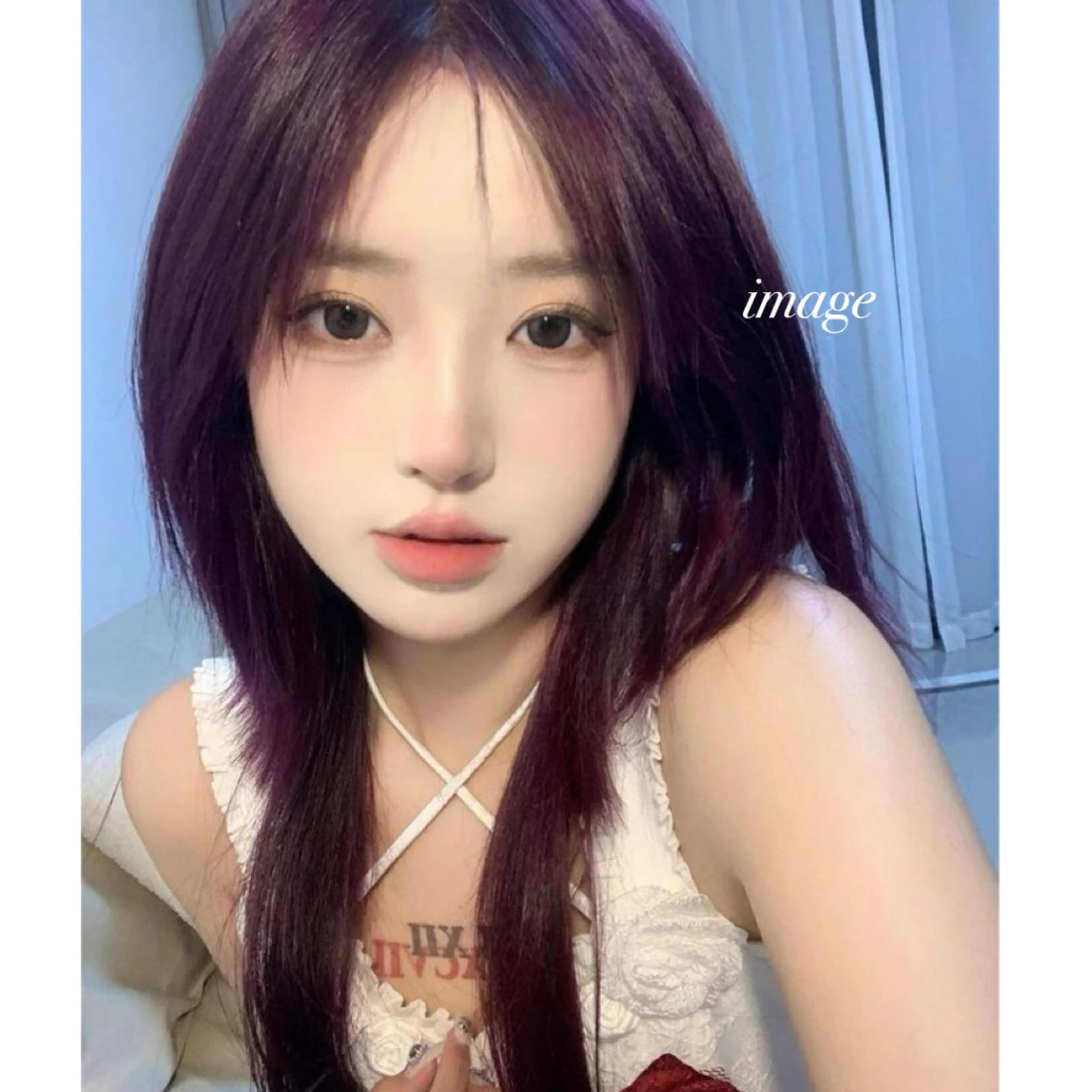 ロング カラー カット ヘアカラー トリートメント Kurumi🩶銀座 ラベンダーカラー🎀のヘアスタイル