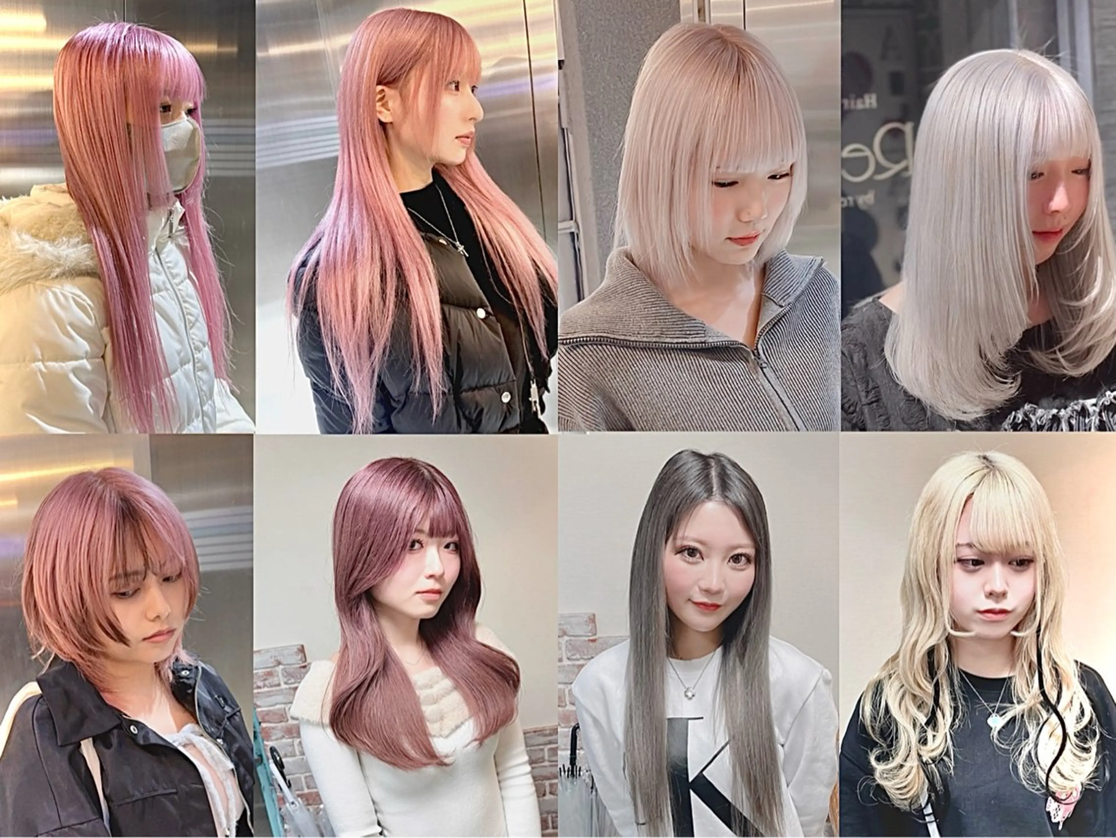 ［通常メニュー］カット＋ケアブリーチダブルカラー🩵🩷💛の写真