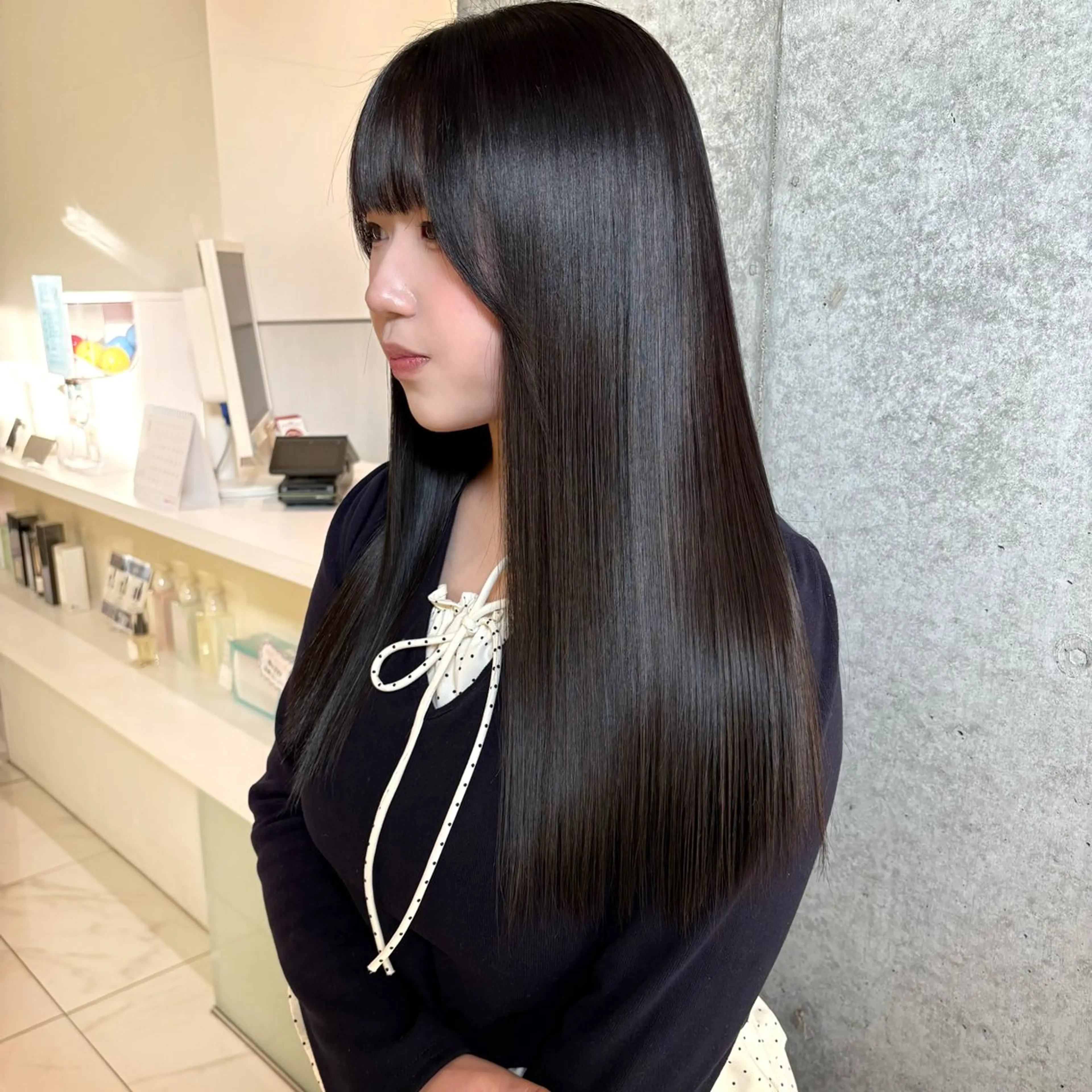 【カラーで髪の毛の内部補修】 髪質改善カラー🫧の写真