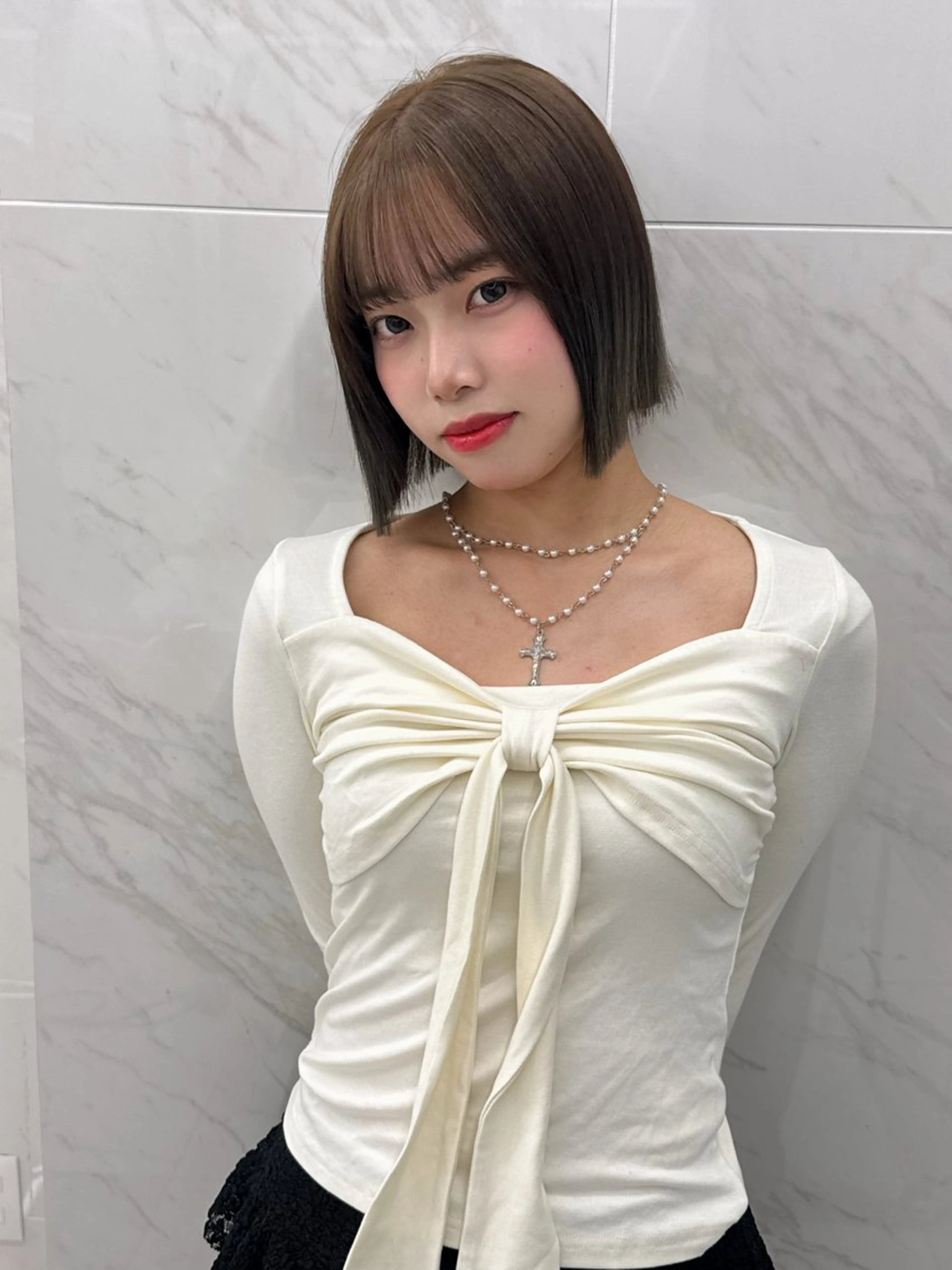 ショート カラー カット ヘアカラー ヘアセット kiti Sakae所属・栄美容師/kiti /ボブ/ケントのヘアスタイル