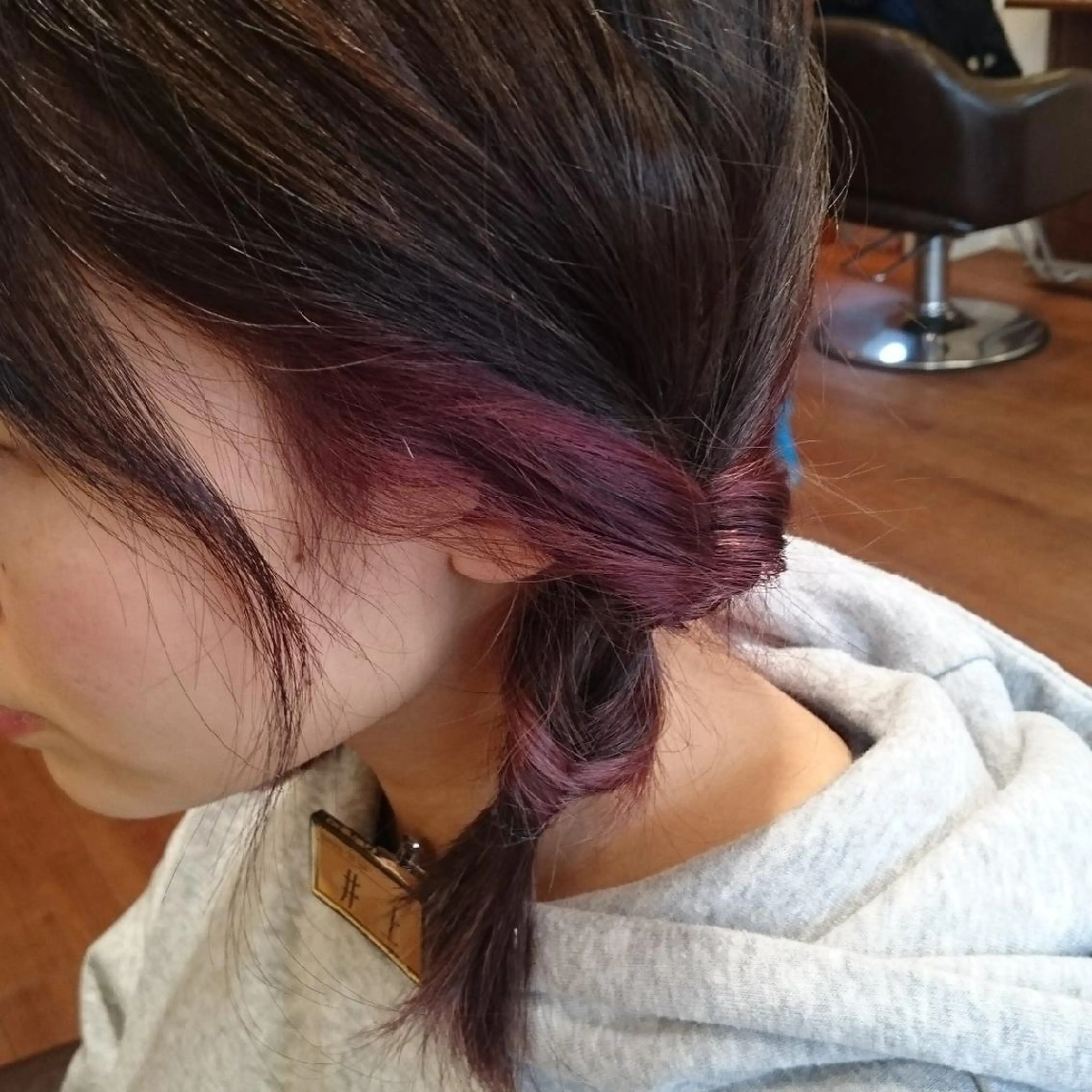 ヘアアレンジ ミディアム カラー 井上 涼花のヘアスタイル