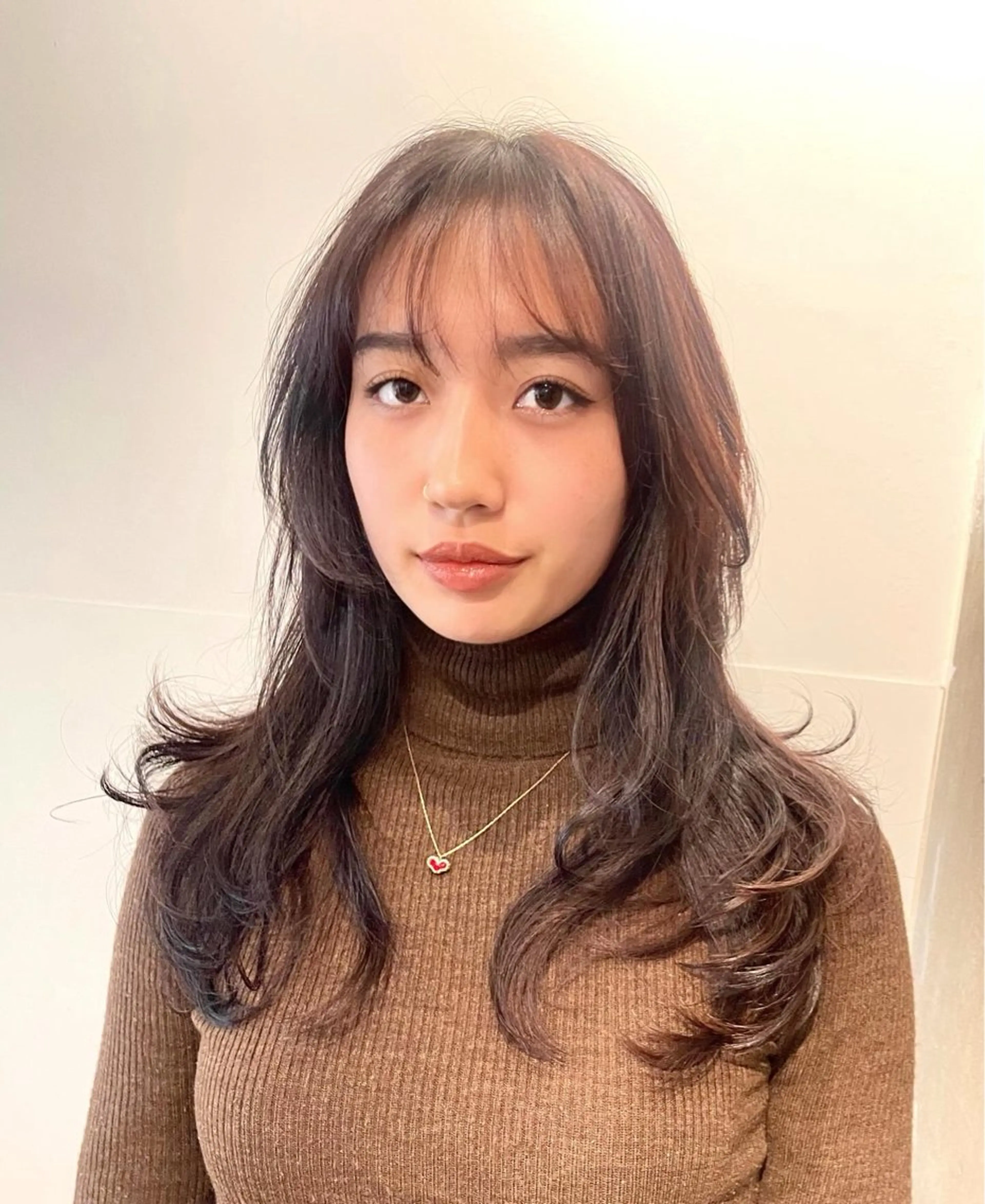 ロング ハイレイヤー レイヤーカット ano @anomukuiのヘアスタイル