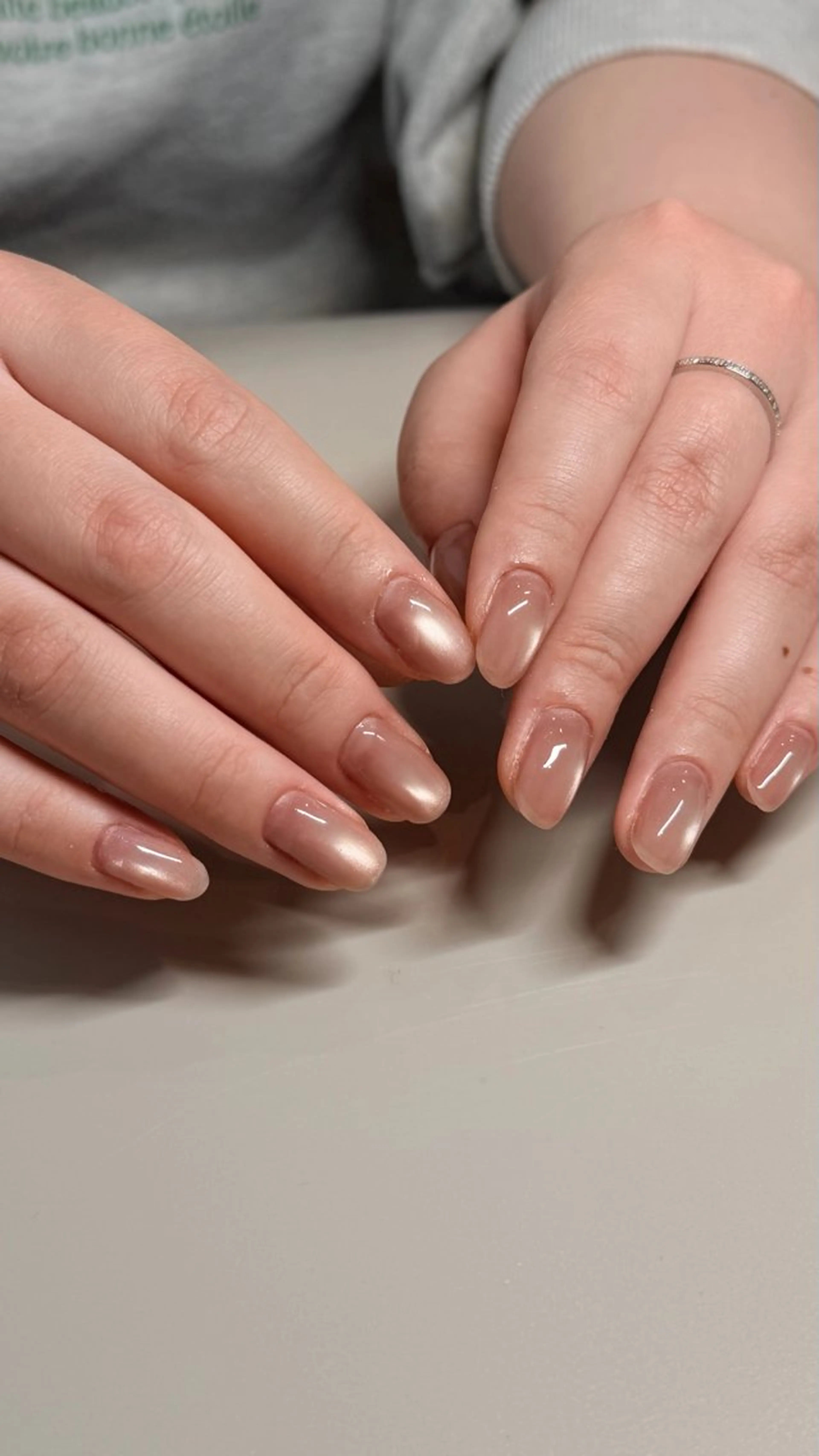 ネイル マグネットネイル ピンク nail salon linoのネイルデザイン