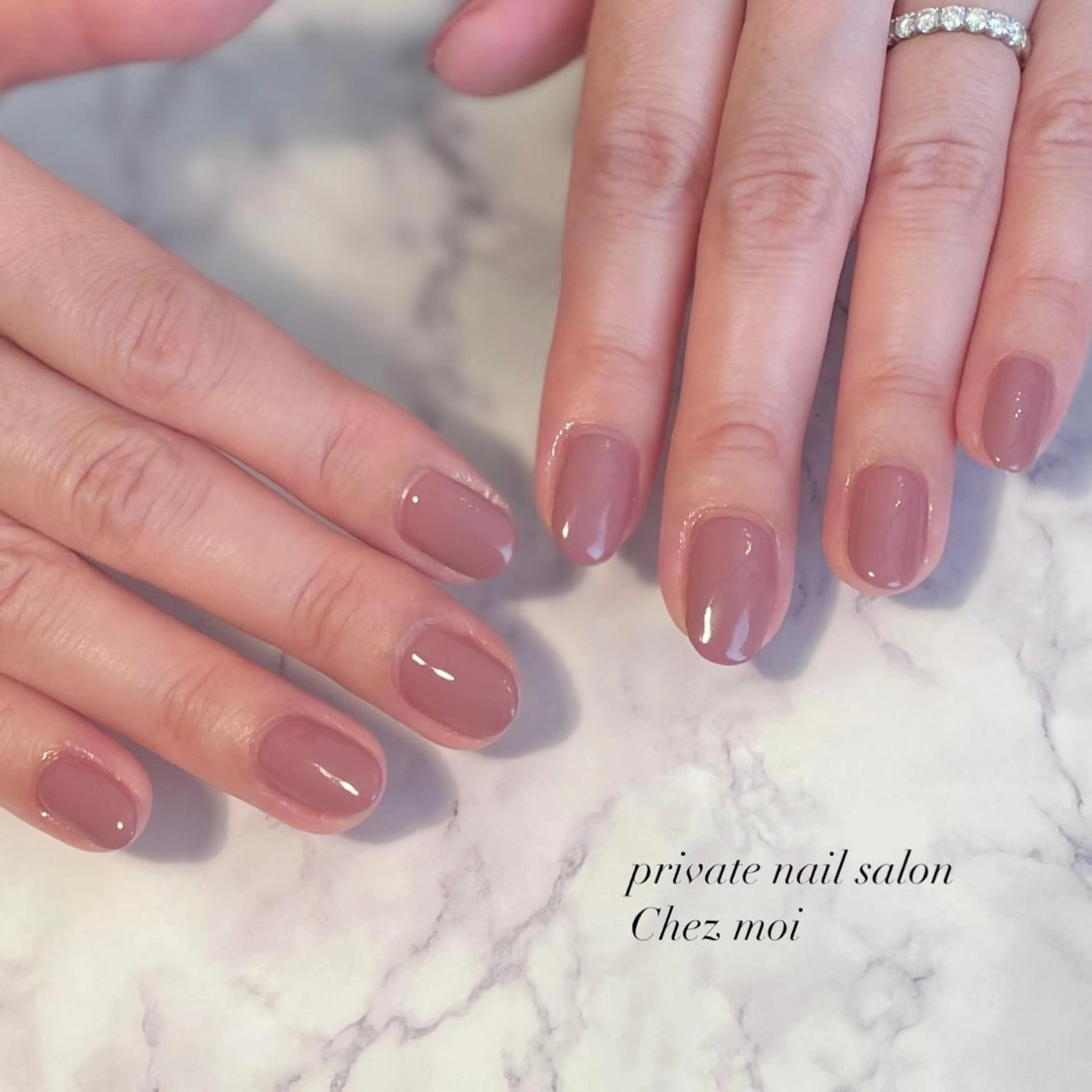 ネイル ワンカラーネイル KOMINE TOMOKOのネイルデザイン