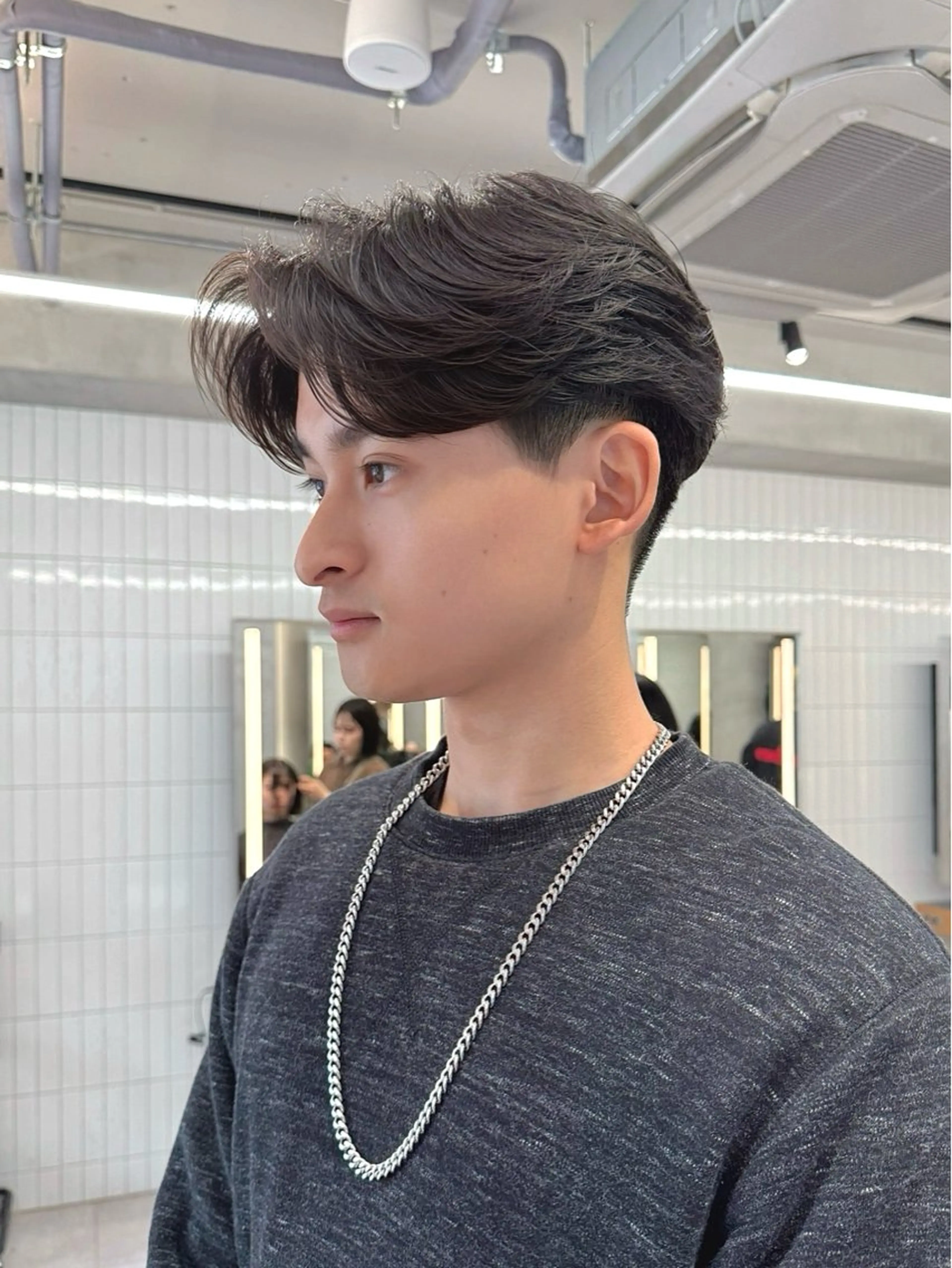 メンズカット + ニュアンスパーマ 【U25割 10:00以降ご予約お好きな時間可能です✨】の写真