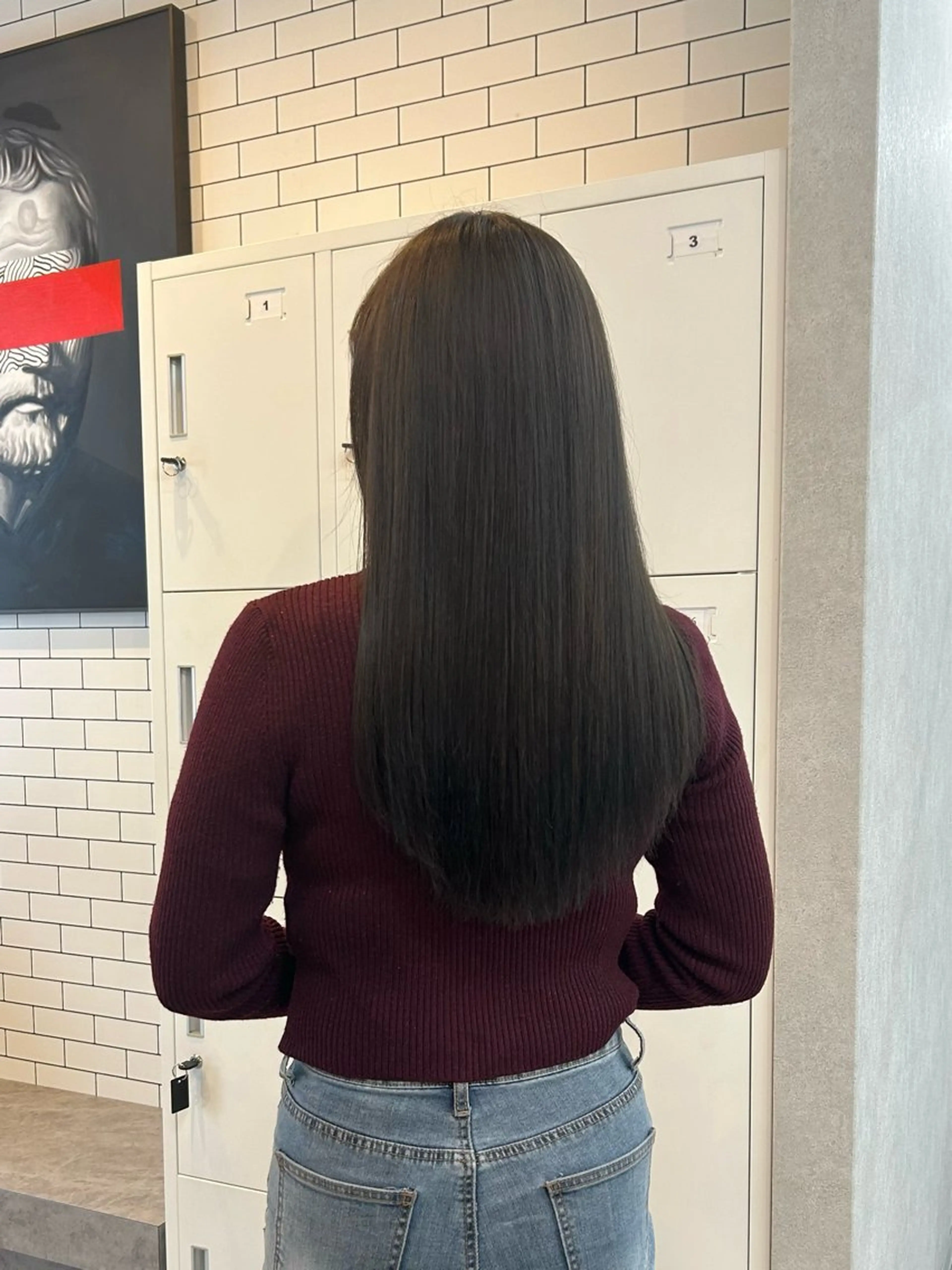 ロング カラー カット ヘアカラー トリートメント いなみね はるきのヘアスタイル