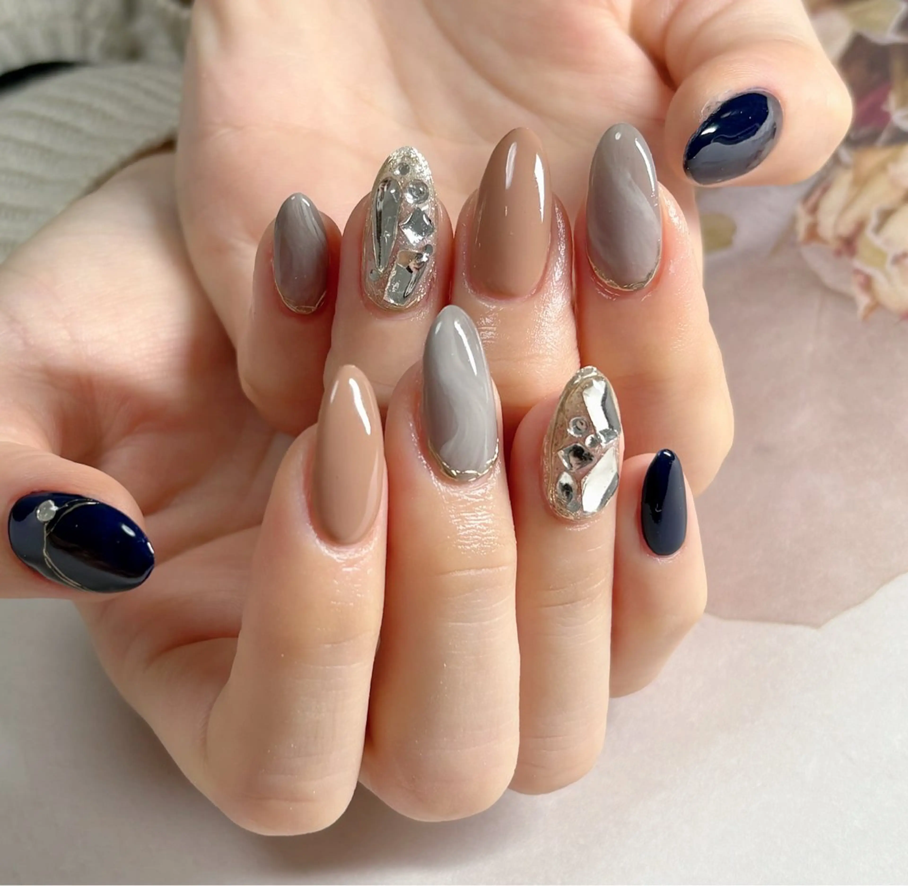 ネイル ハンドネイル 市川駅 ✿中津のネイルデザイン