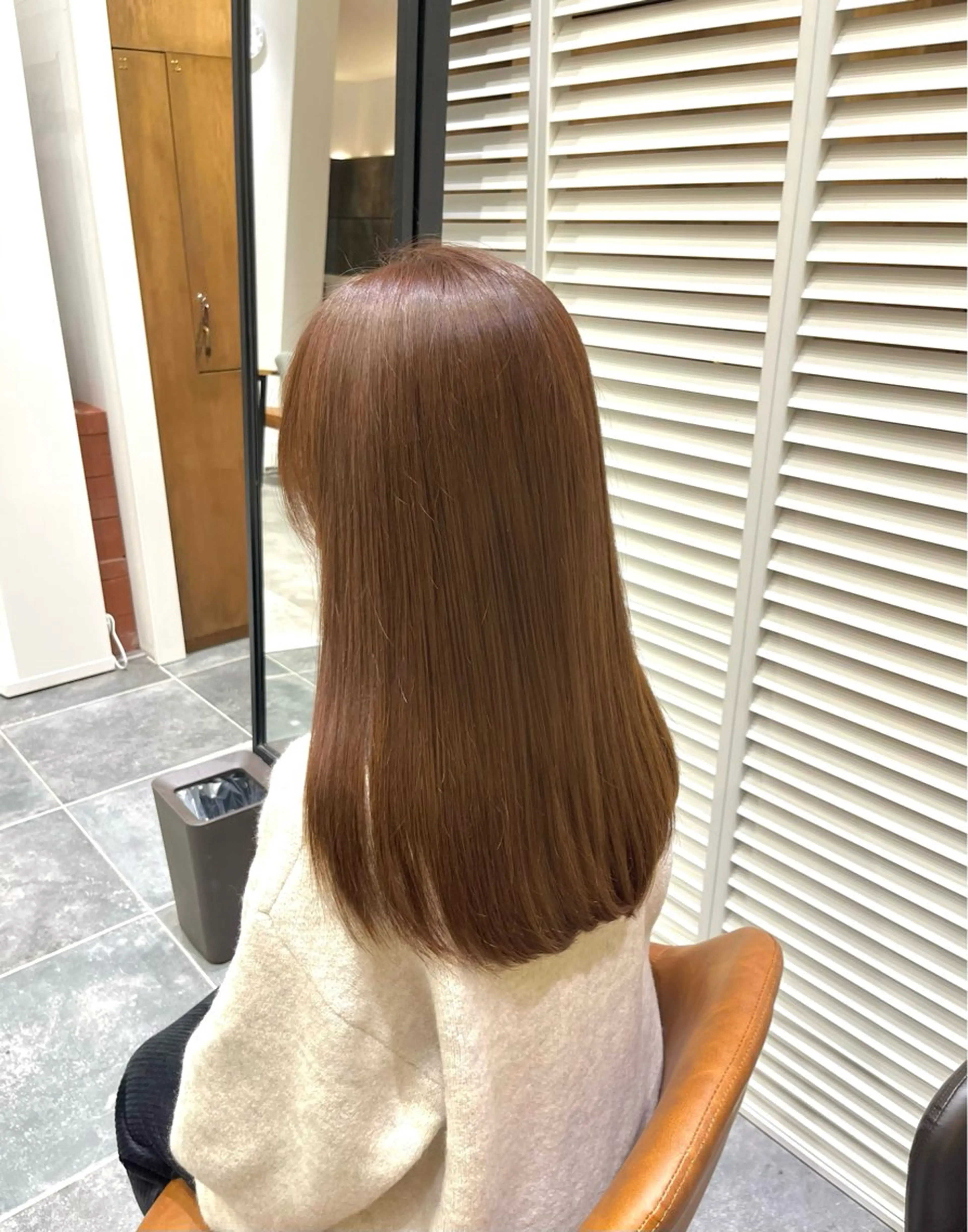 カラー ヘアカラー トリートメント かわいいを+🎀☘️ 上品hair/ 星愛のヘアスタイル