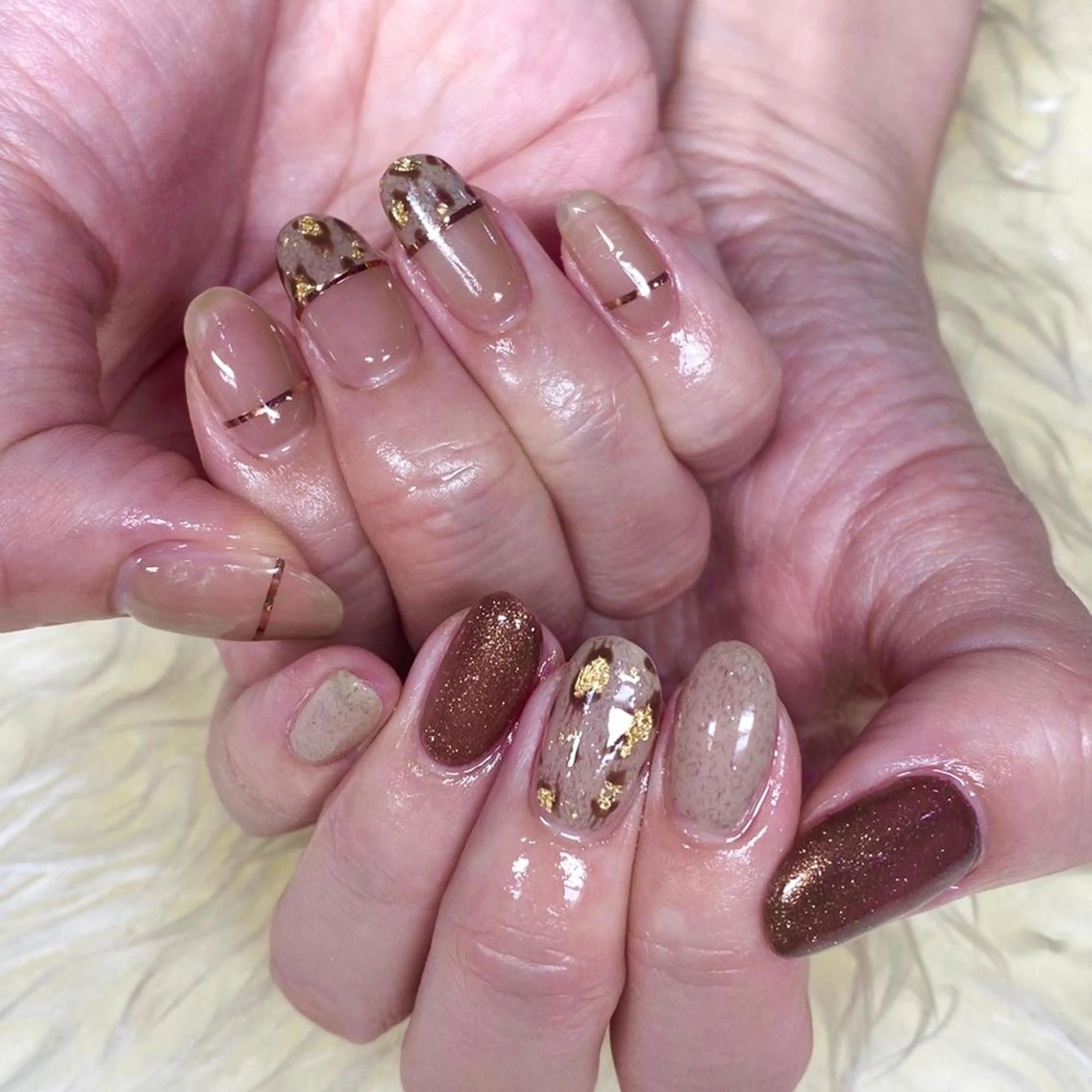 ネイル 持ち込み ハンドネイル Nail&eye Belire 新宿のネイルデザイン