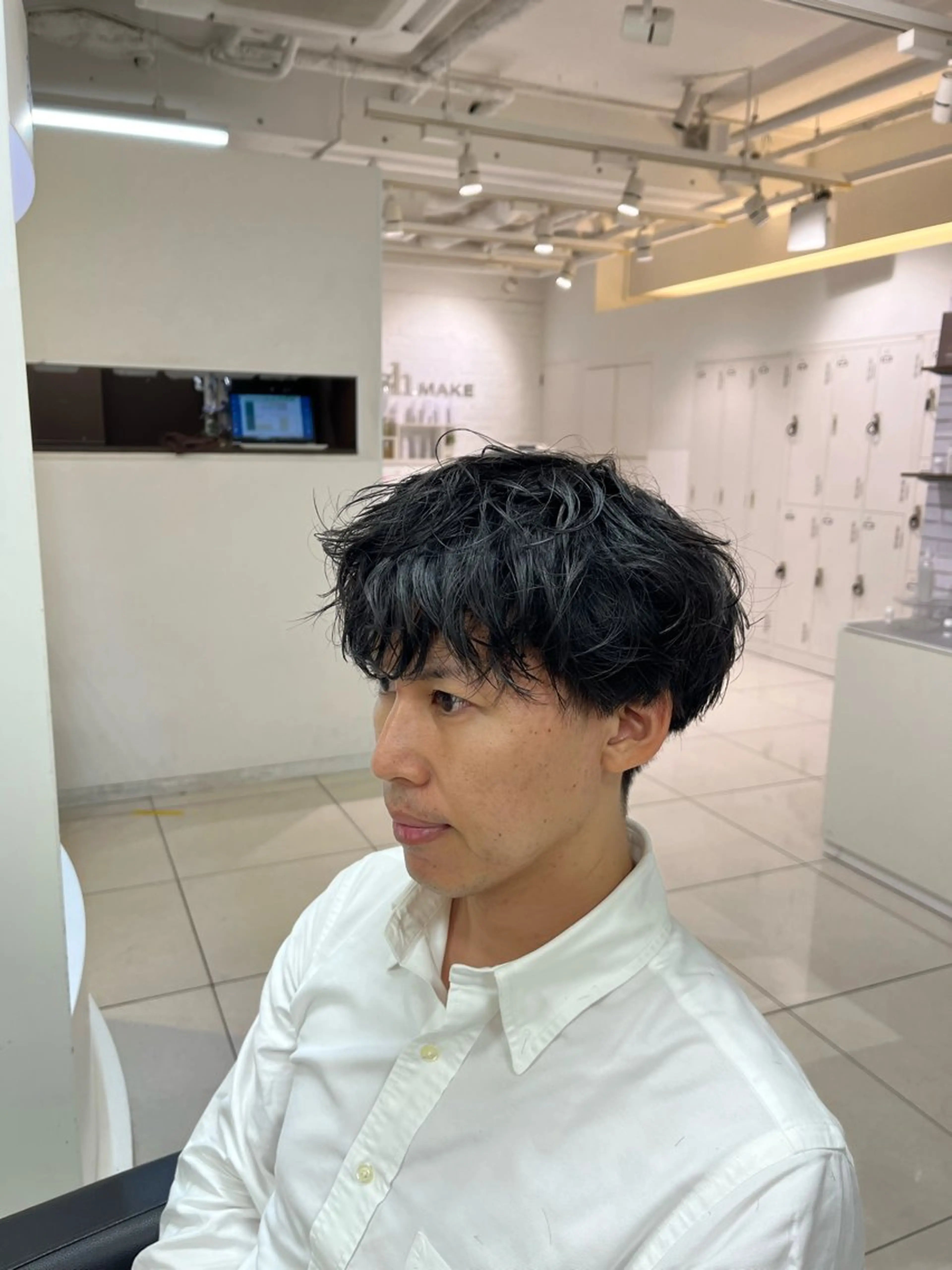 ショート メンズ マッシュ ツーブロック 刈り上げ カット メンズパーマ職人 パーマ🔥ritaのヘアスタイル