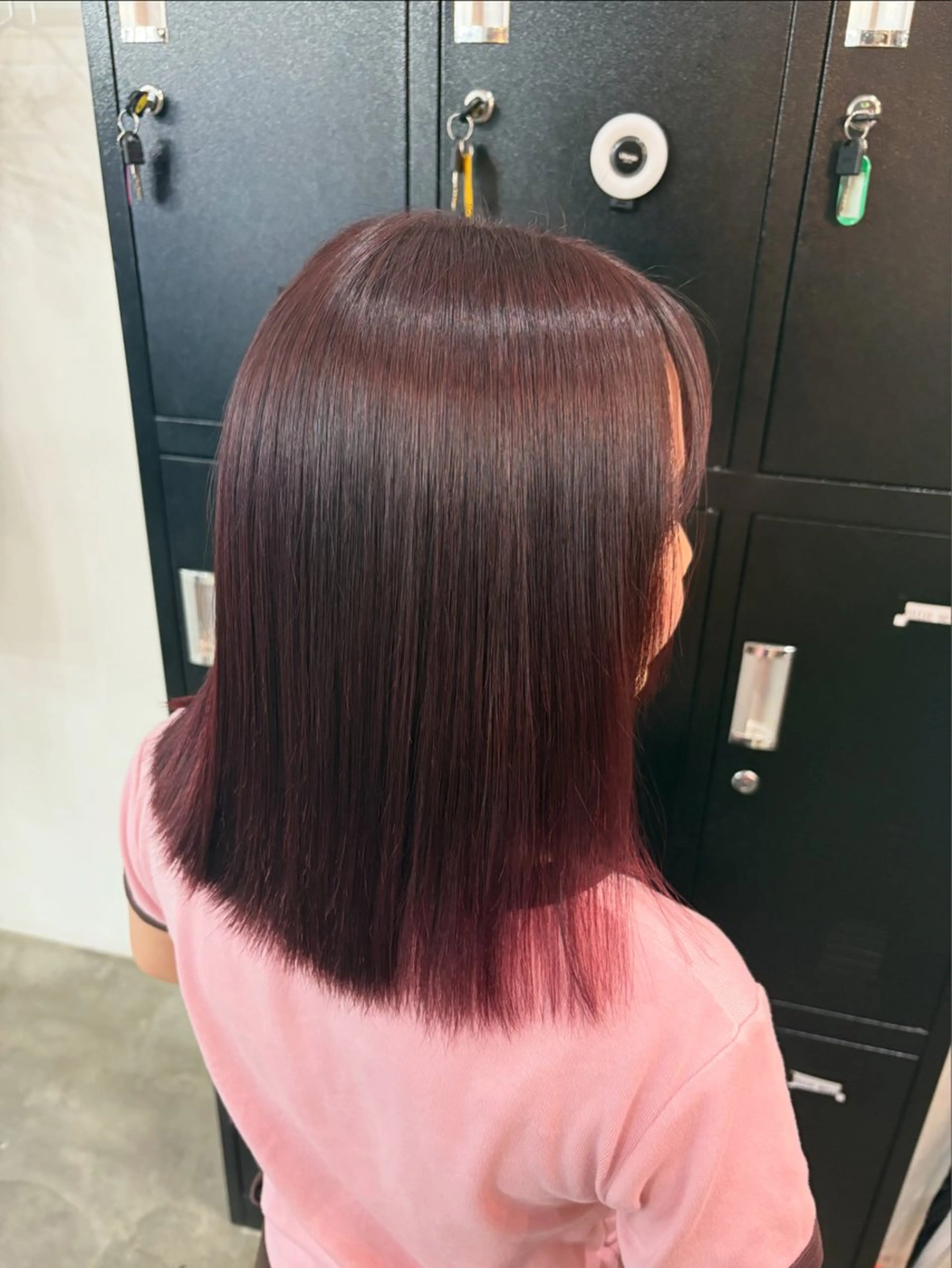 ミディアム 當銘 花蓮のヘアスタイル