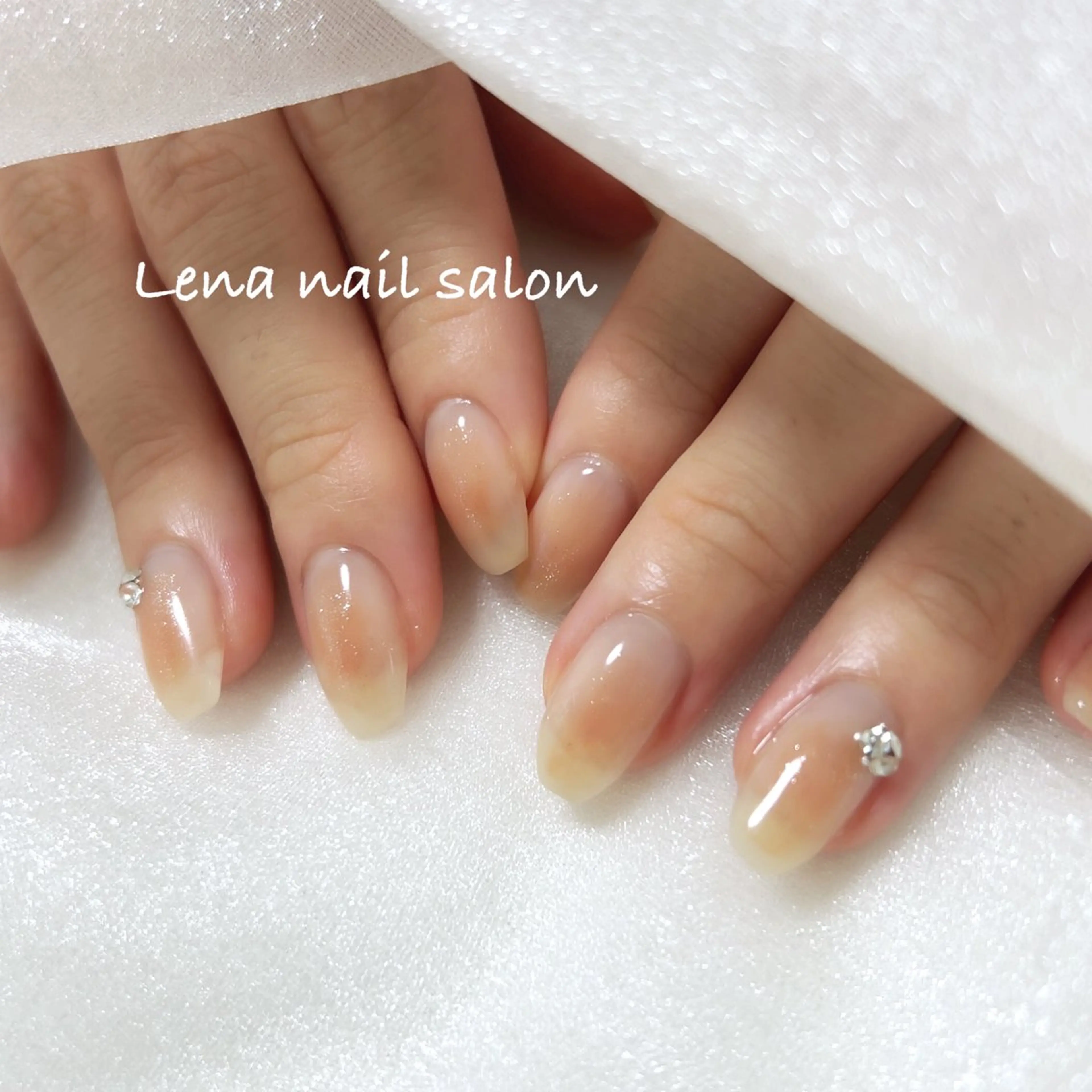 ネイル 自爪育成ネイルケア Lena  nailのネイルデザイン