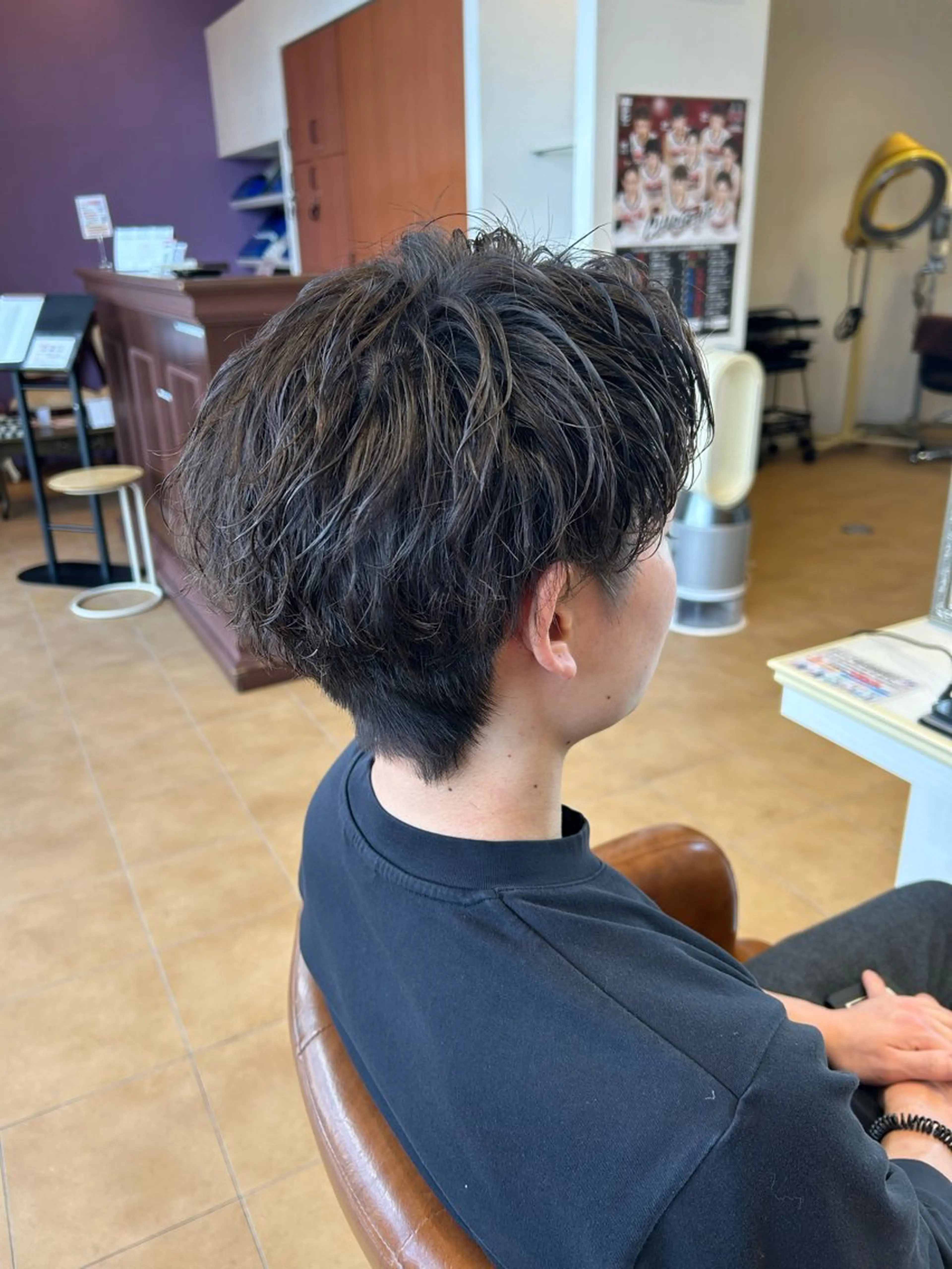 パーマ カット パーマ 今中 紗英のヘアスタイル