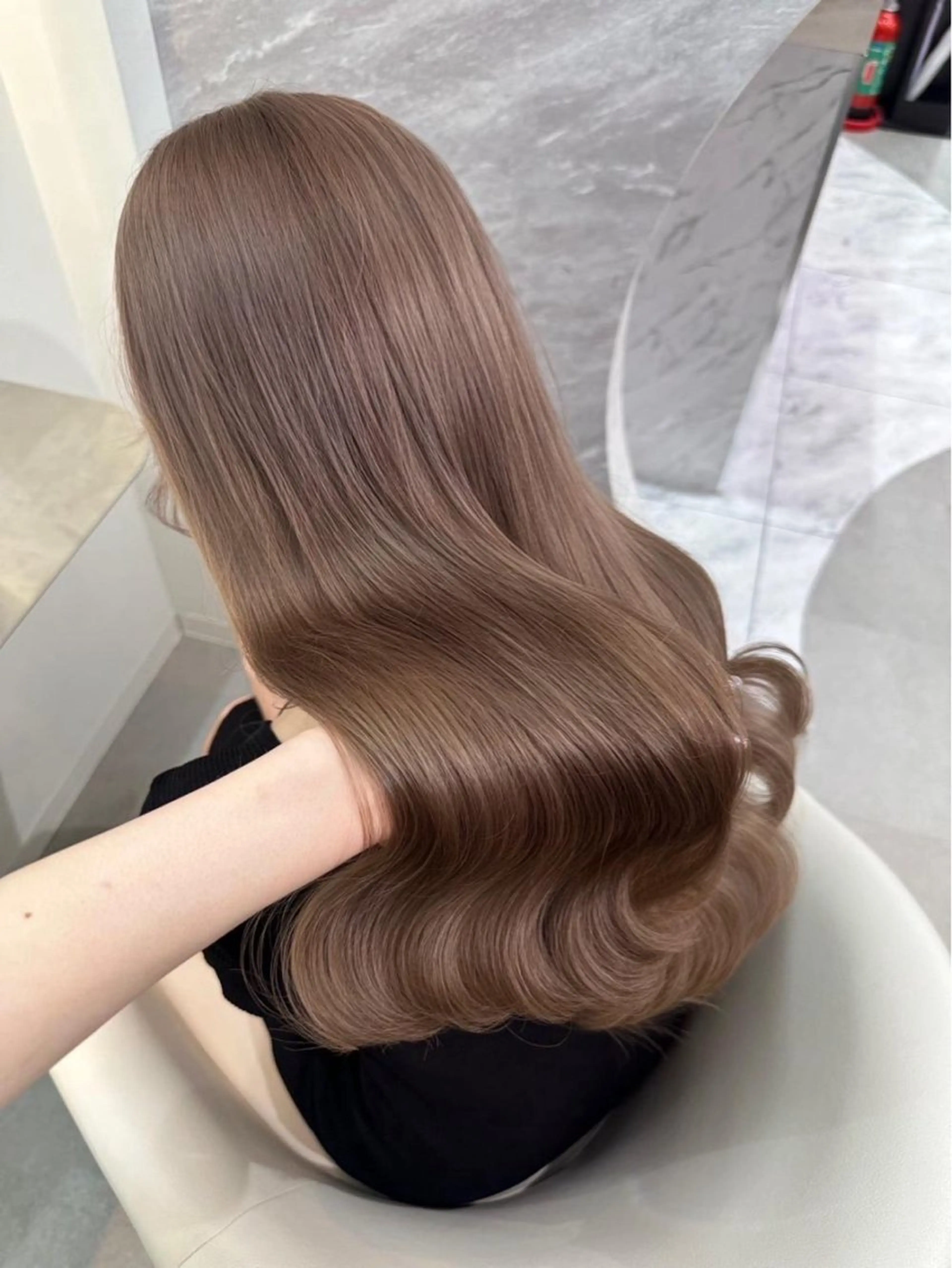 ロング カラー ヘアカラー Maho ブリーチモデル募集中のヘアスタイル