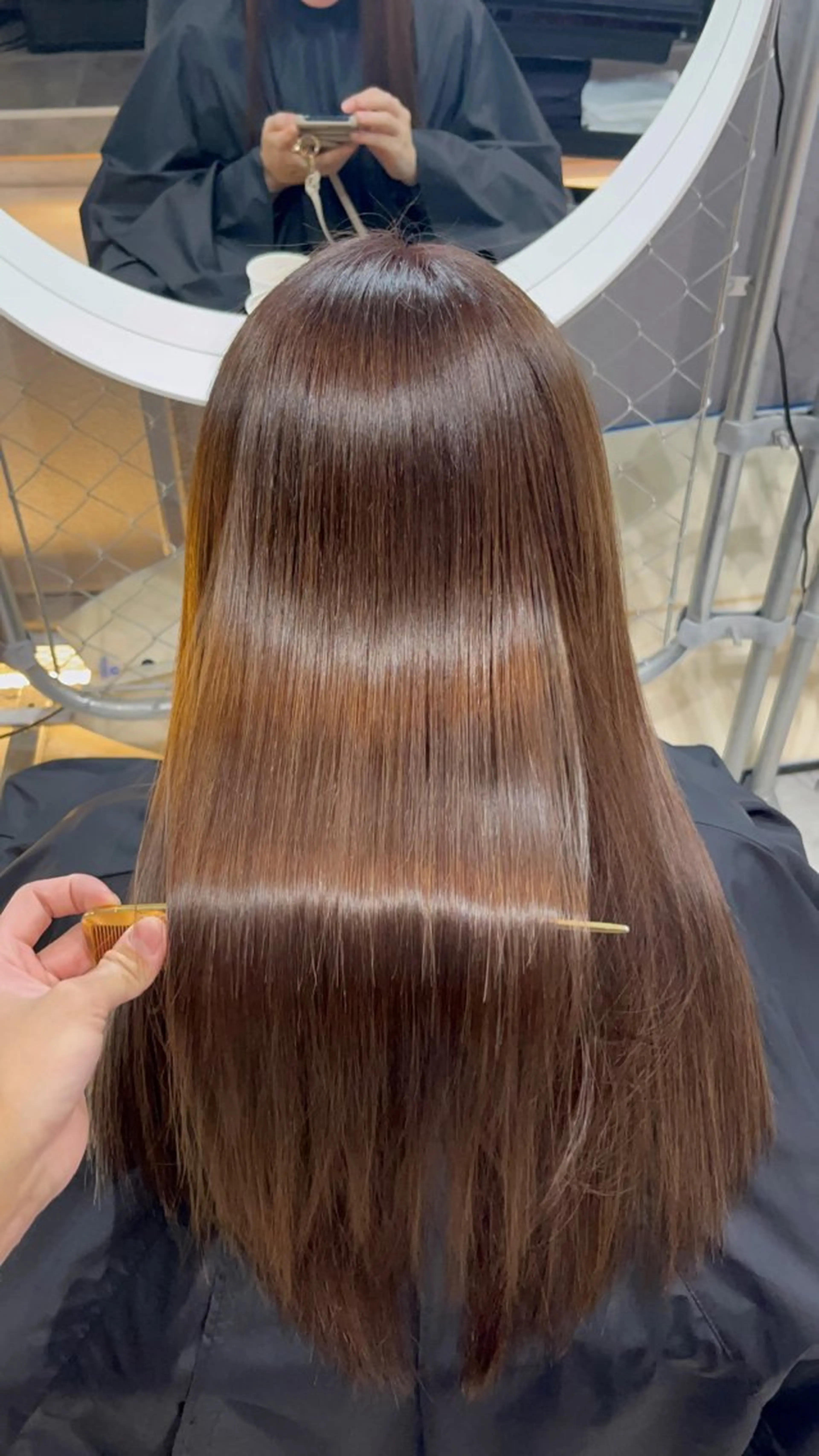 ロング 縮毛矯正 トリートメント CoCooN TAKUMAのヘアスタイル