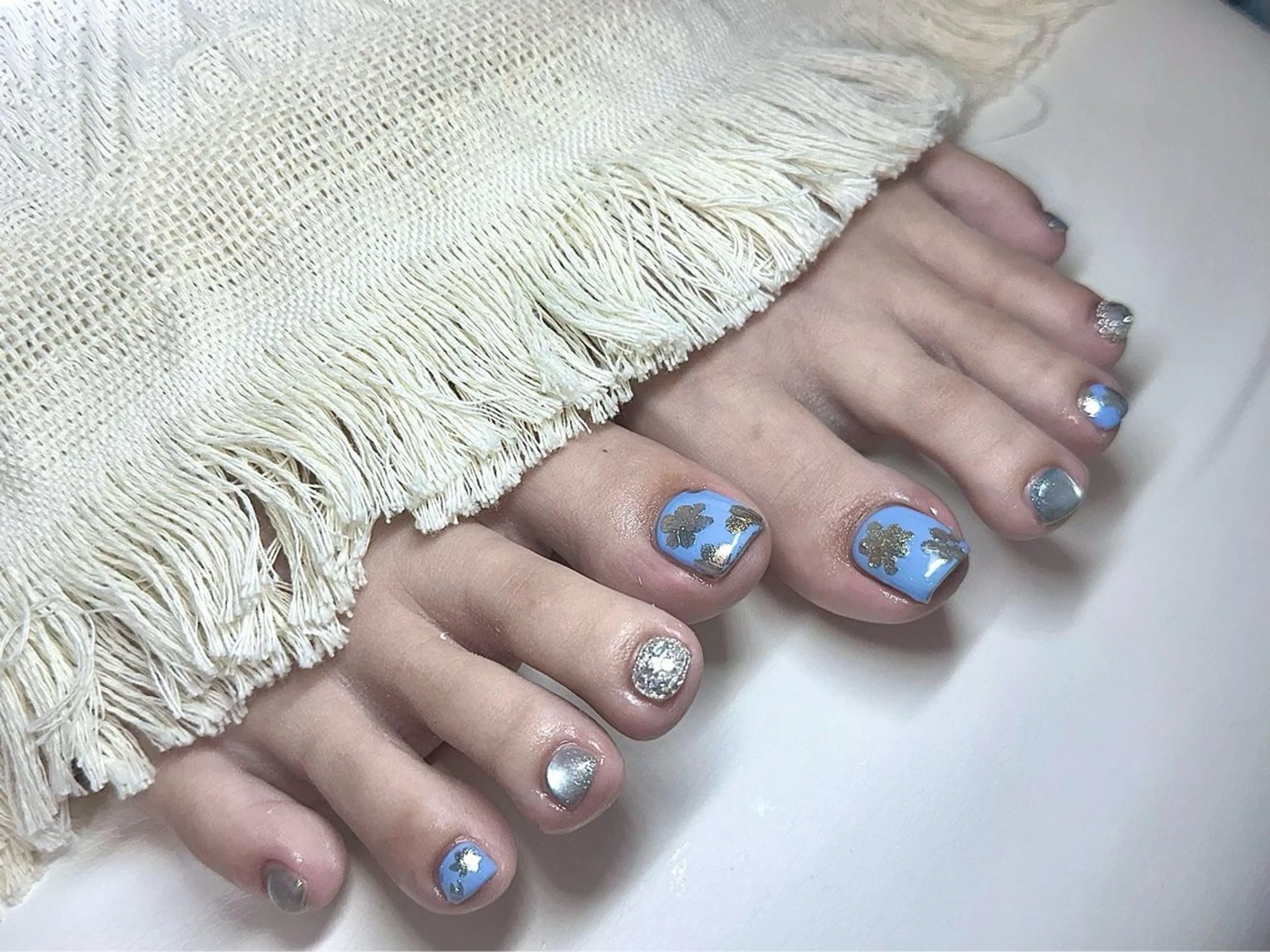 ネイル フットネイル 持ち込み フットネイル 💕Dreamy KIYO💕のネイルデザイン